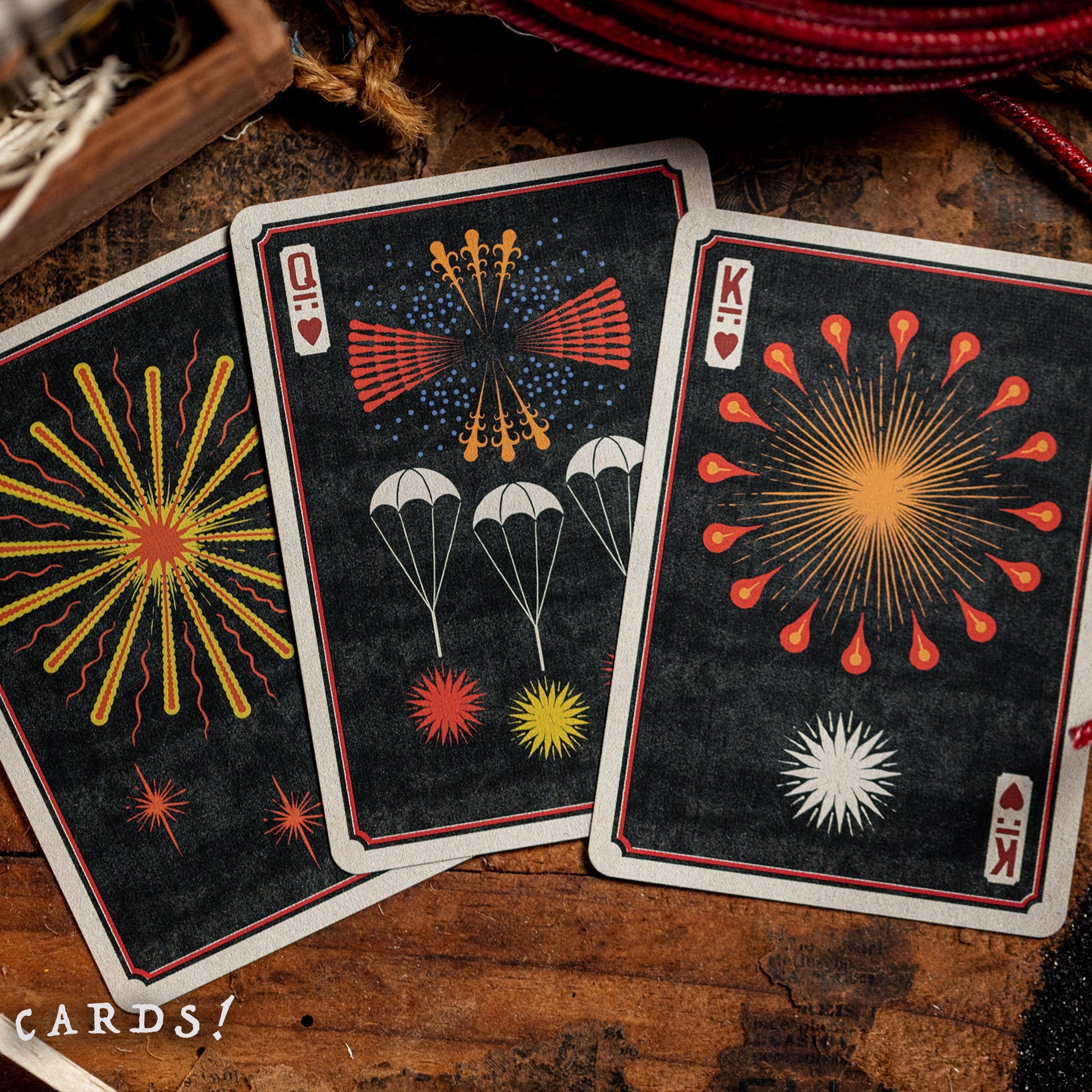 Flower of Fire Playing Cards