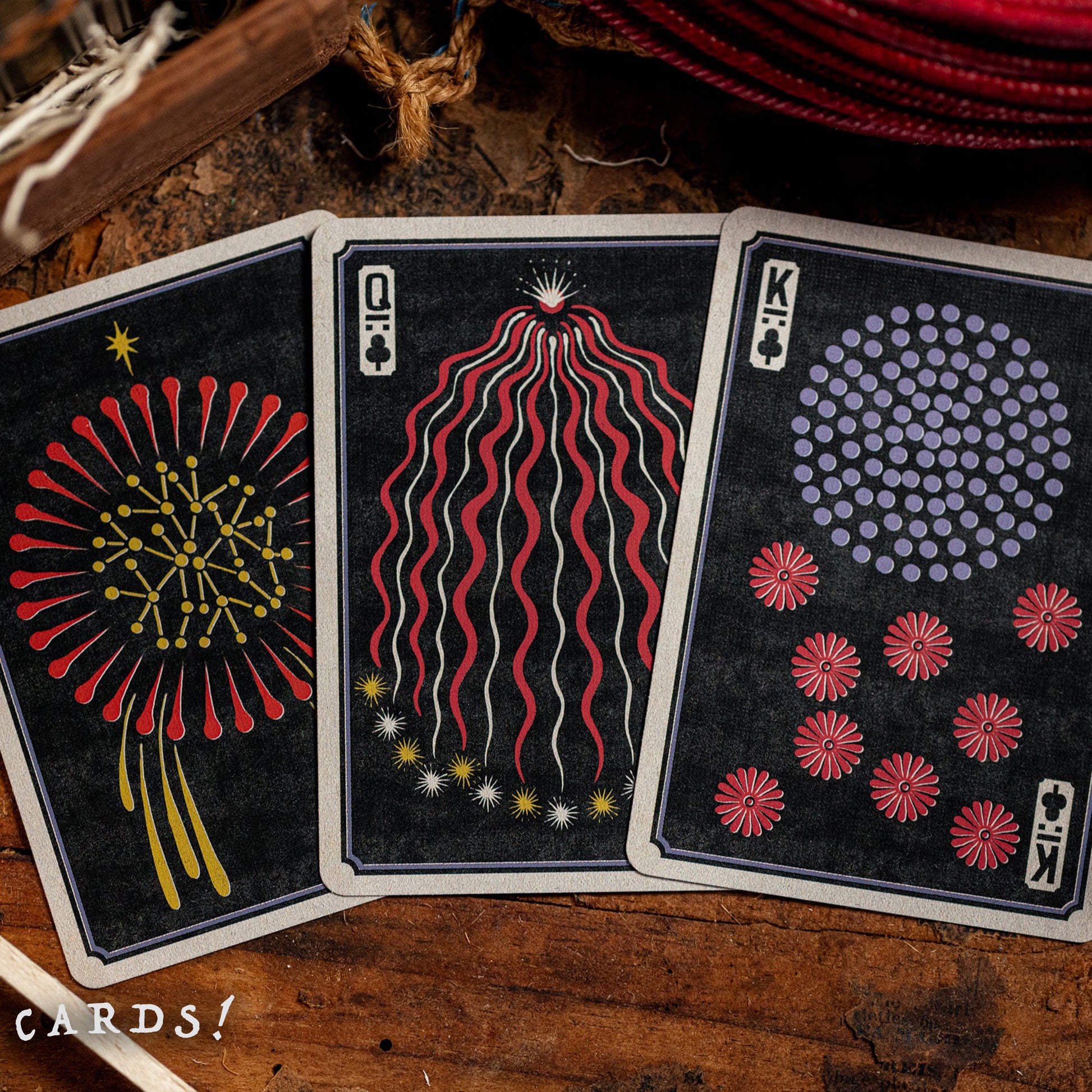 Flower of Fire Playing Cards