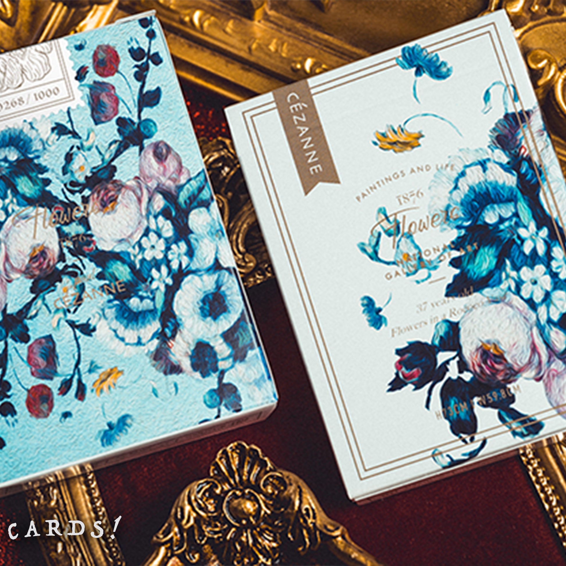 Van Gogh Flowers Rococo Playing Cards