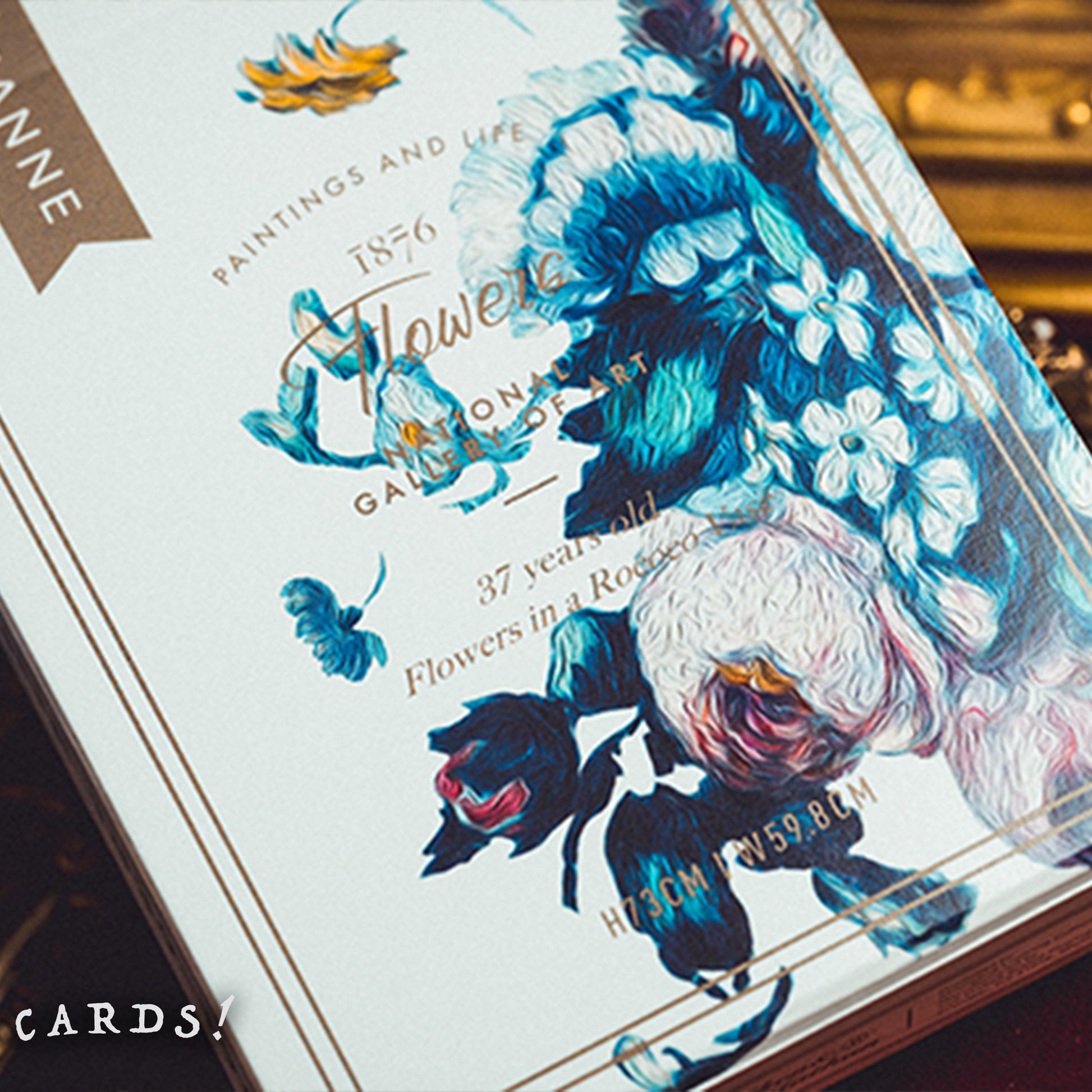 Van Gogh Flowers Rococo Playing Cards