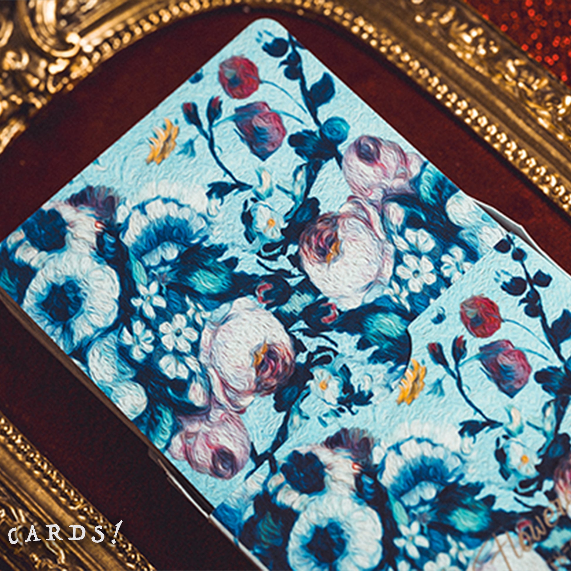 Van Gogh Flowers Rococo Playing Cards