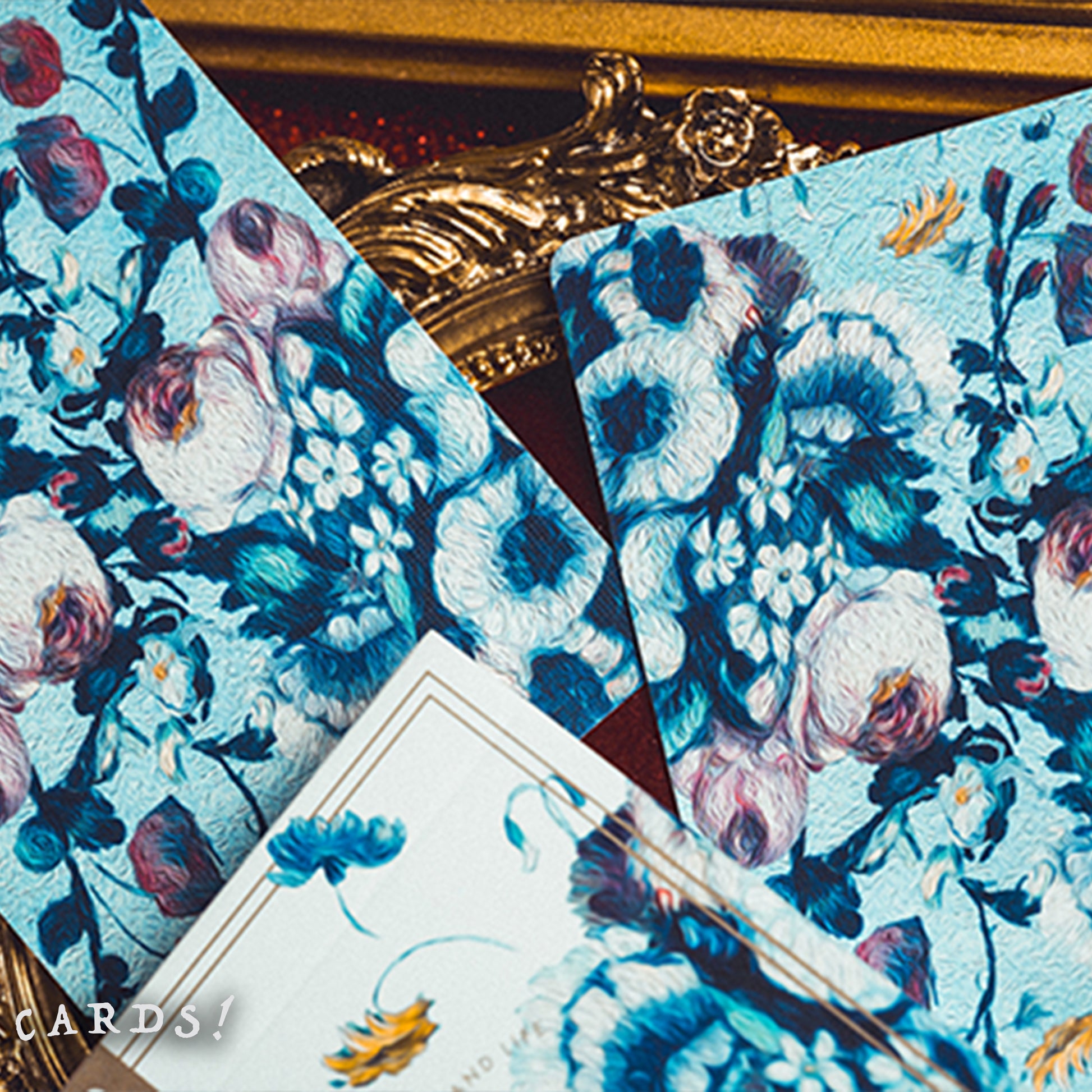 Van Gogh Flowers Rococo Playing Cards