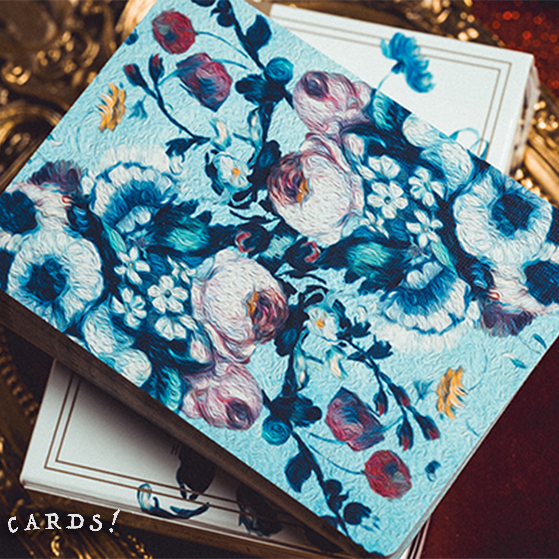Van Gogh Flowers Rococo Playing Cards