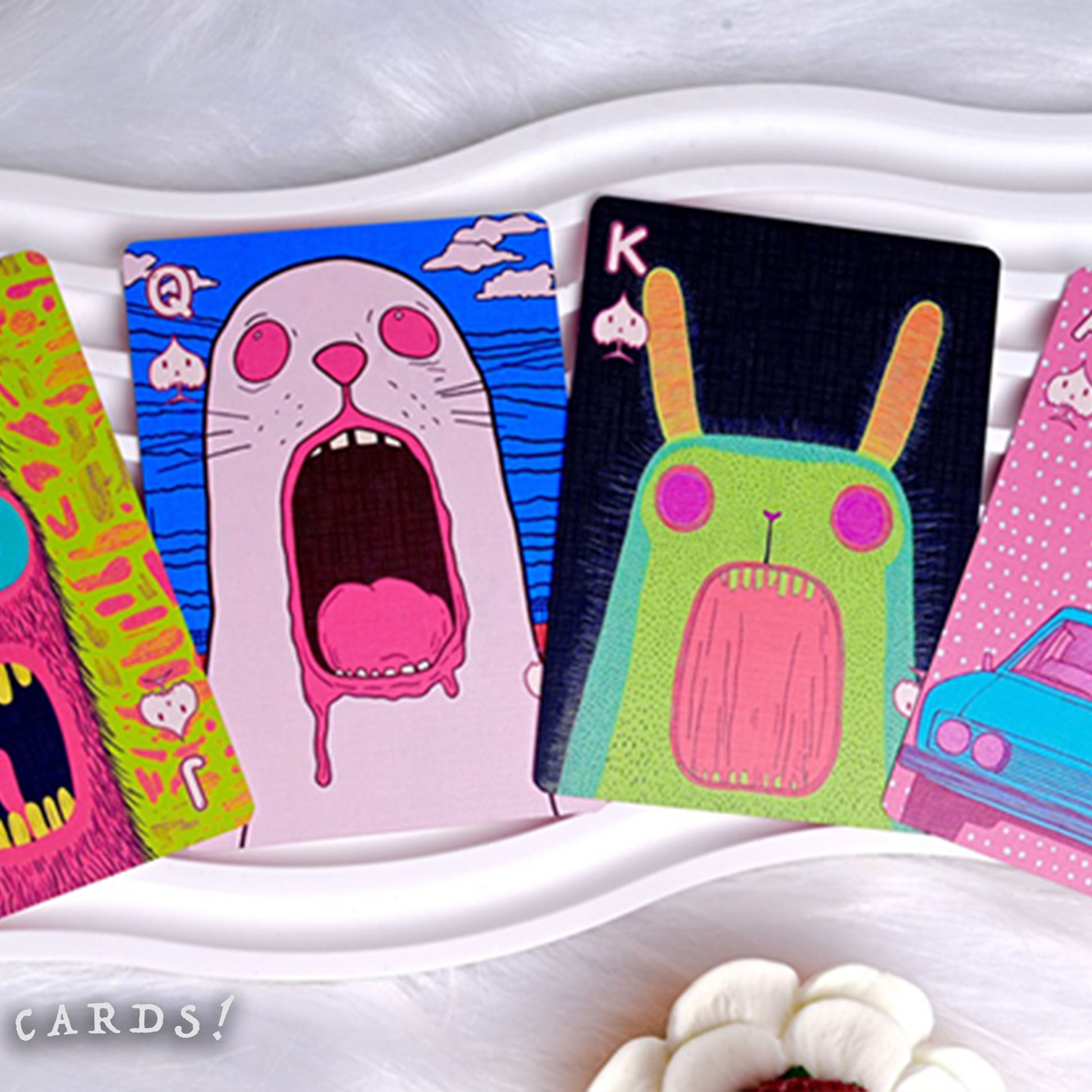 Mad Bunny Playing Cards