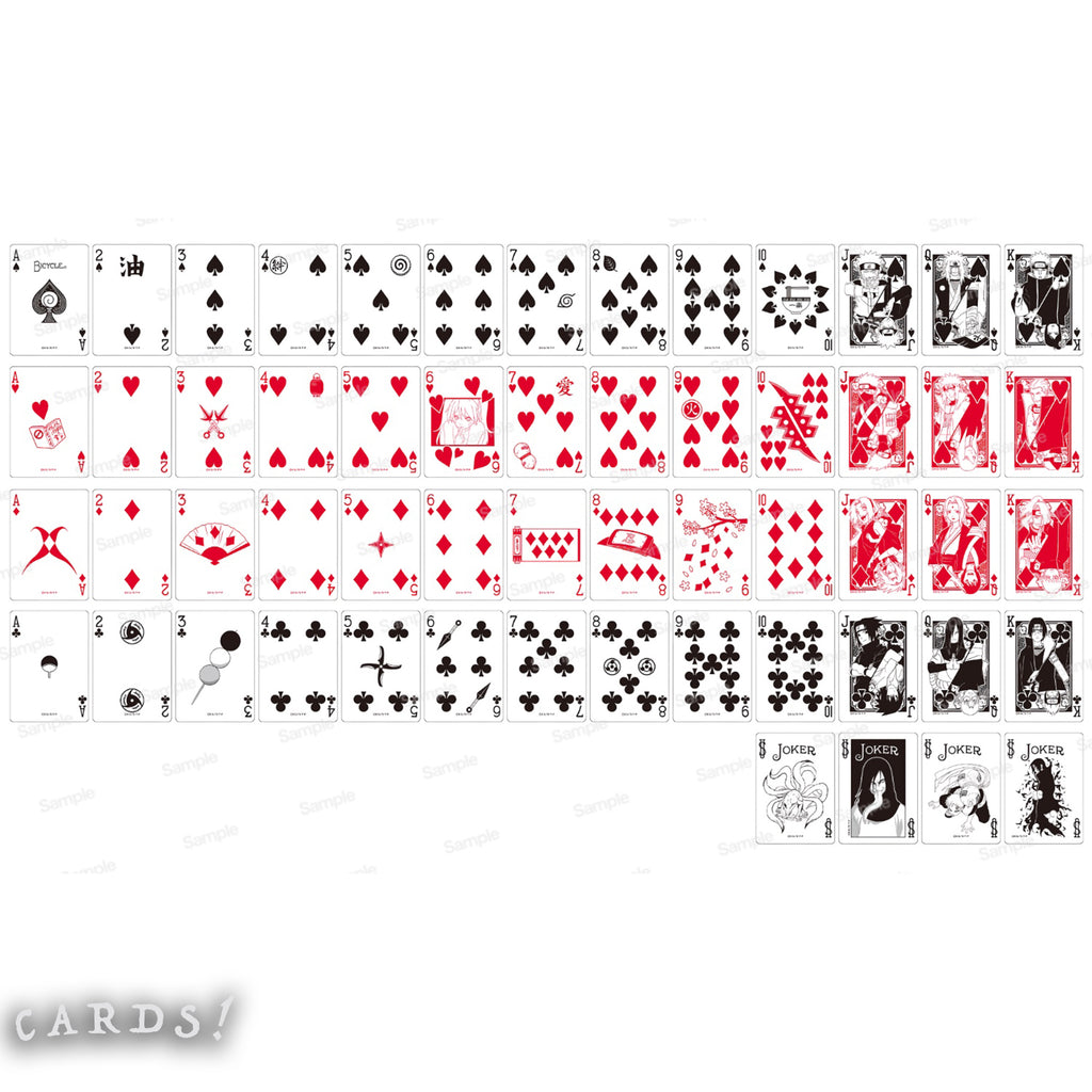 Bicycle® Naruto Playing Cards V2