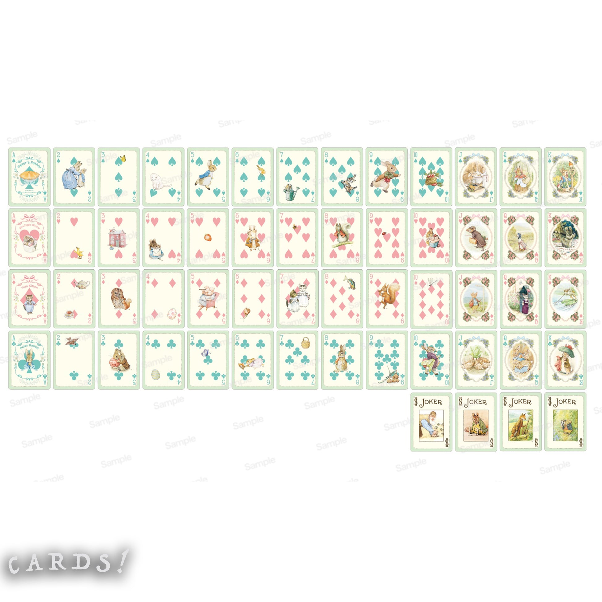Bicycle® Peter Rabbit Playing Cards