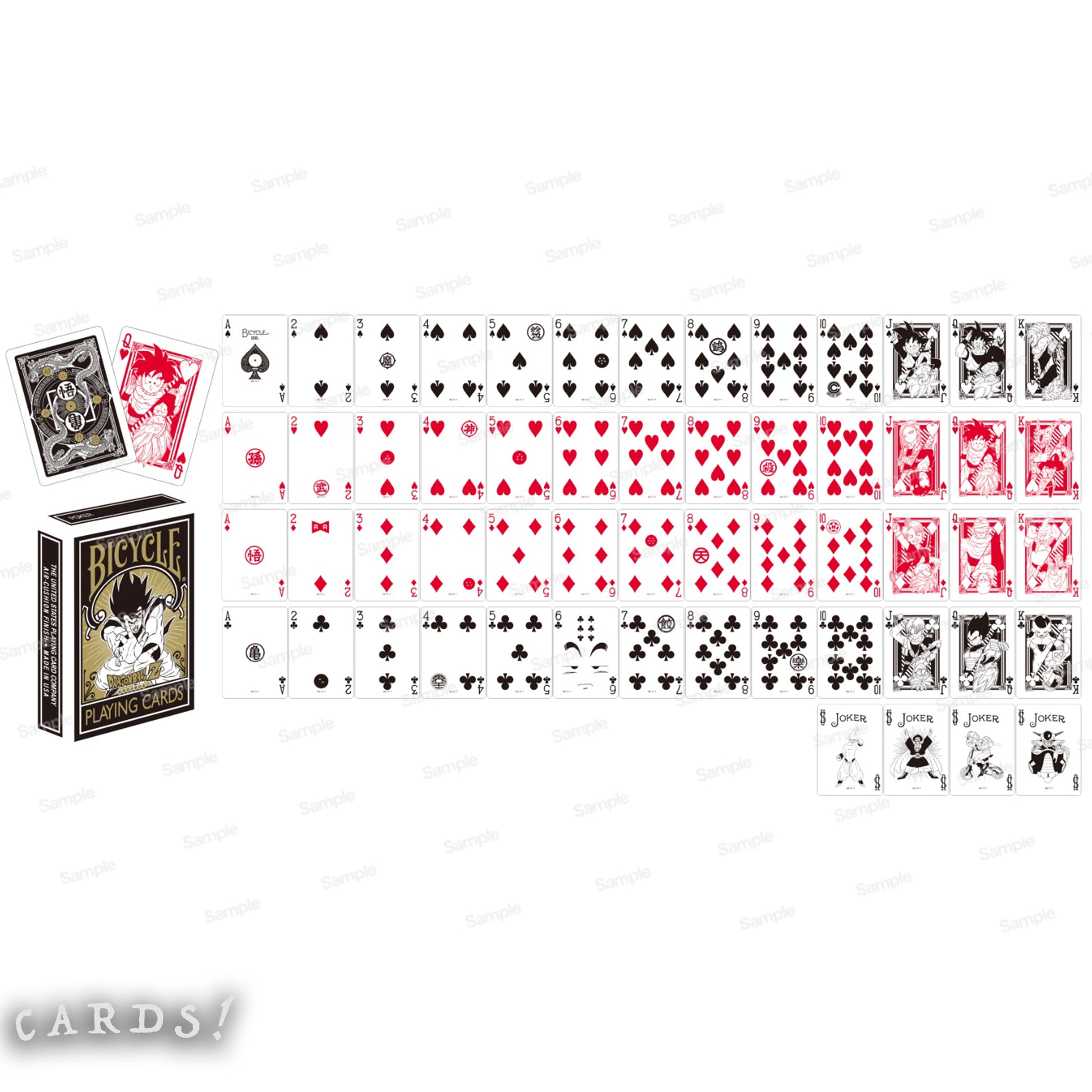 Bicycle® Dragonball Z Playing Cards V2