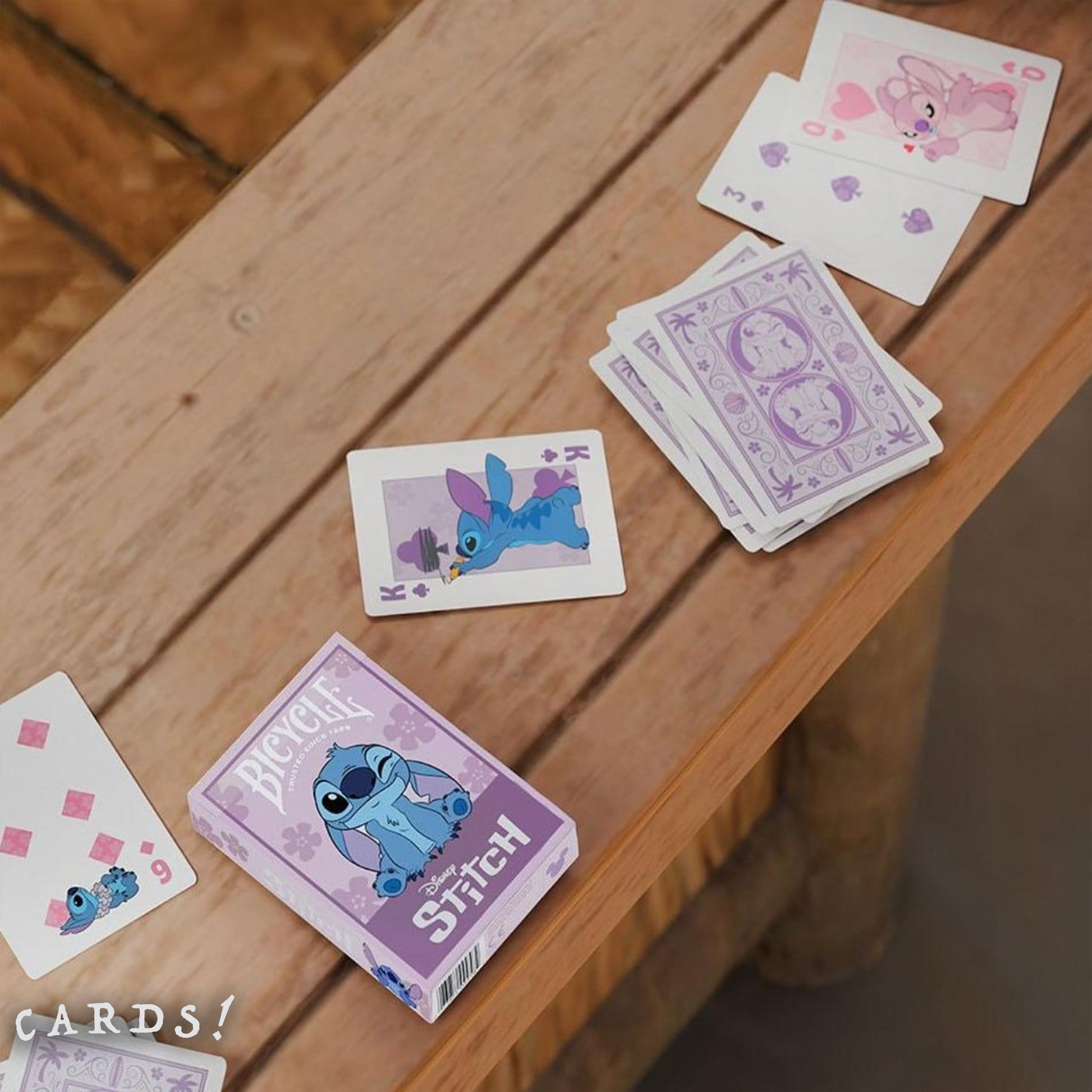 Bicycle Disney Stitch (Purple) Playing Cards - The Lanes HK