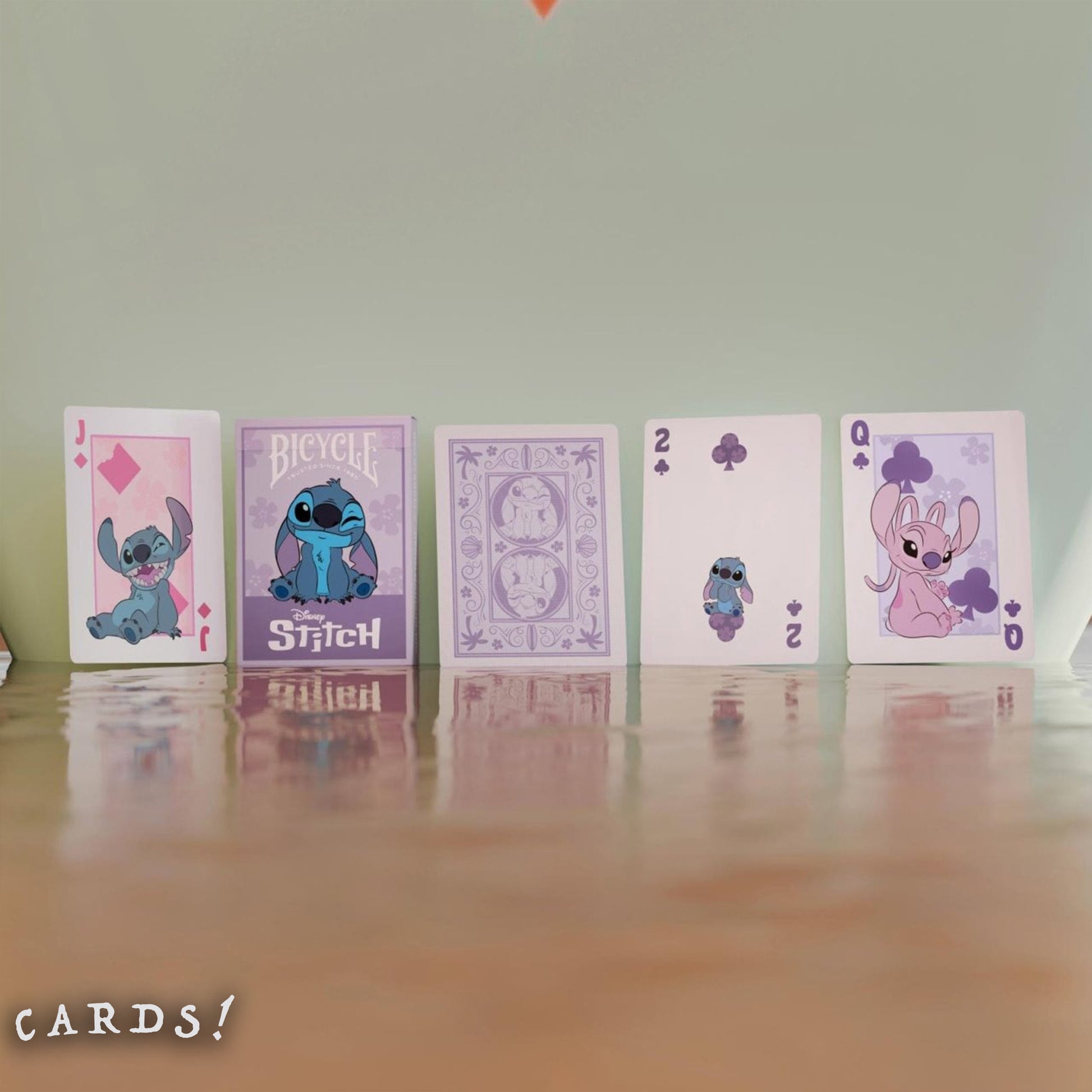 Bicycle Disney Stitch (Purple) Playing Cards - The Lanes HK