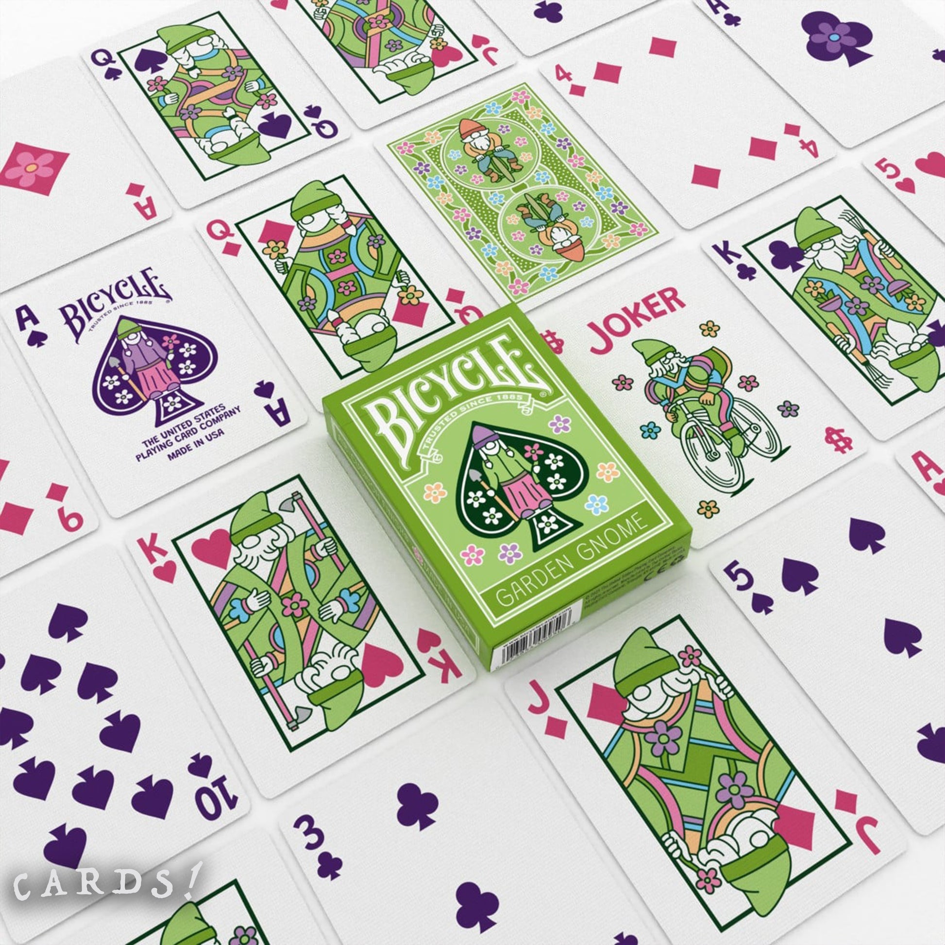 Bicycle Garden Gnome Playing Cards - The Lanes HK