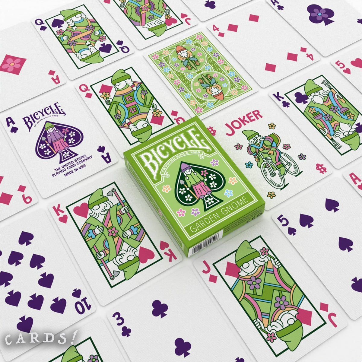 Bicycle Garden Gnome Playing Cards - The Lanes HK