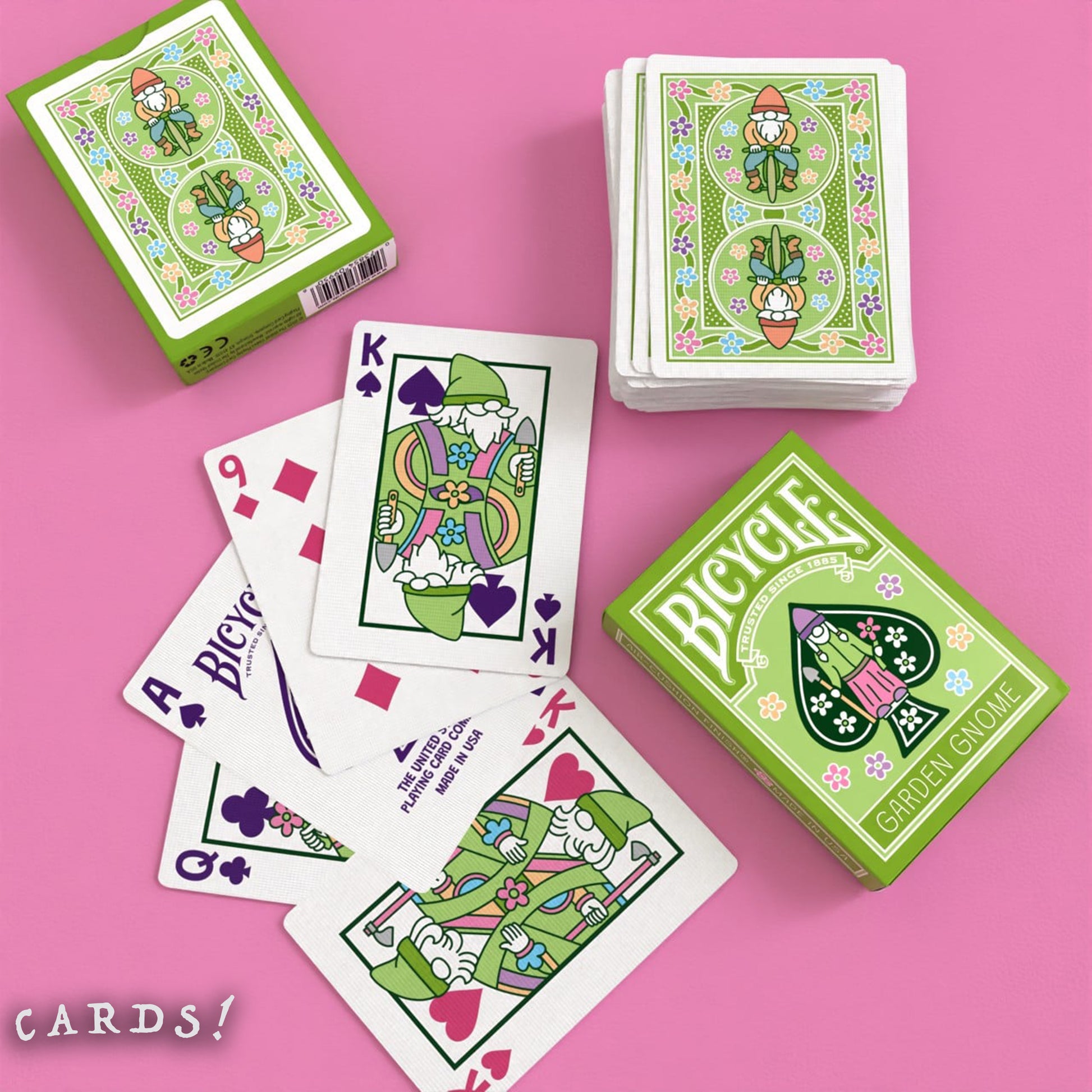 Bicycle Garden Gnome Playing Cards - The Lanes HK