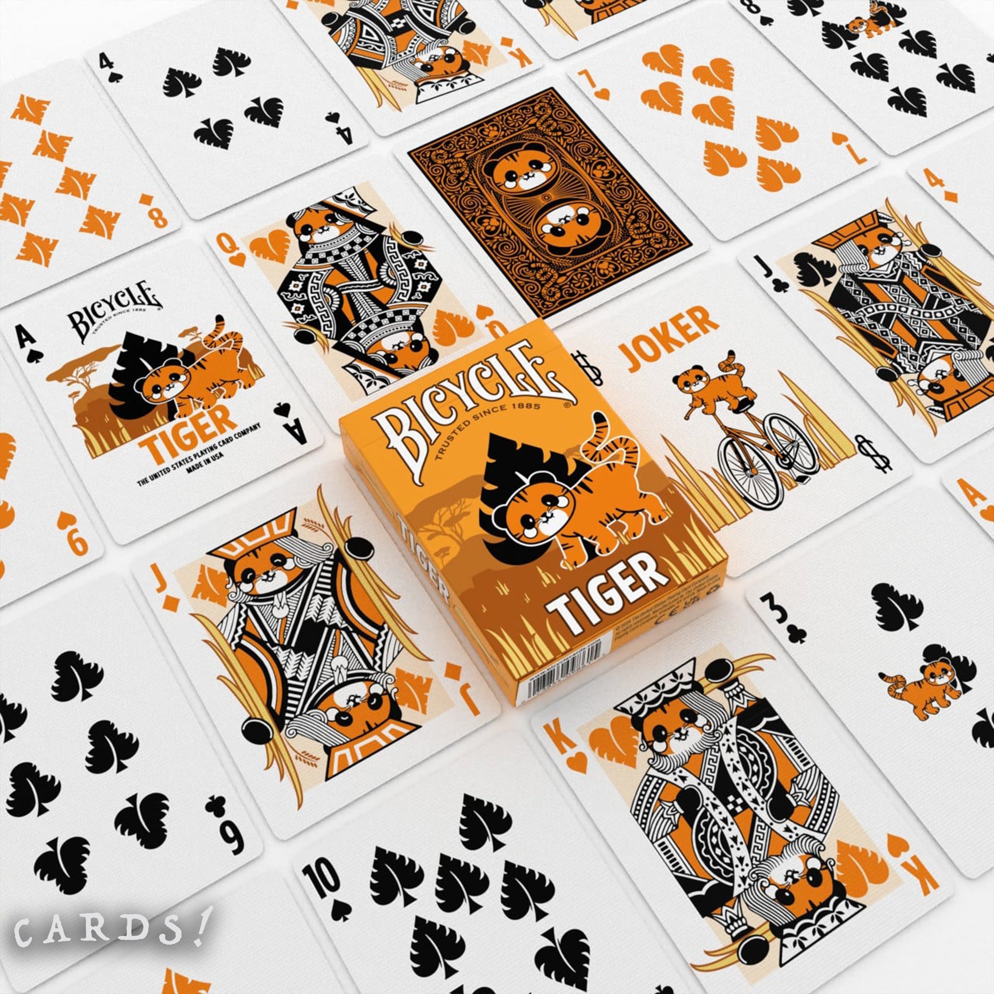 Bicycle Tiger Playing Cards - The Lanes HK