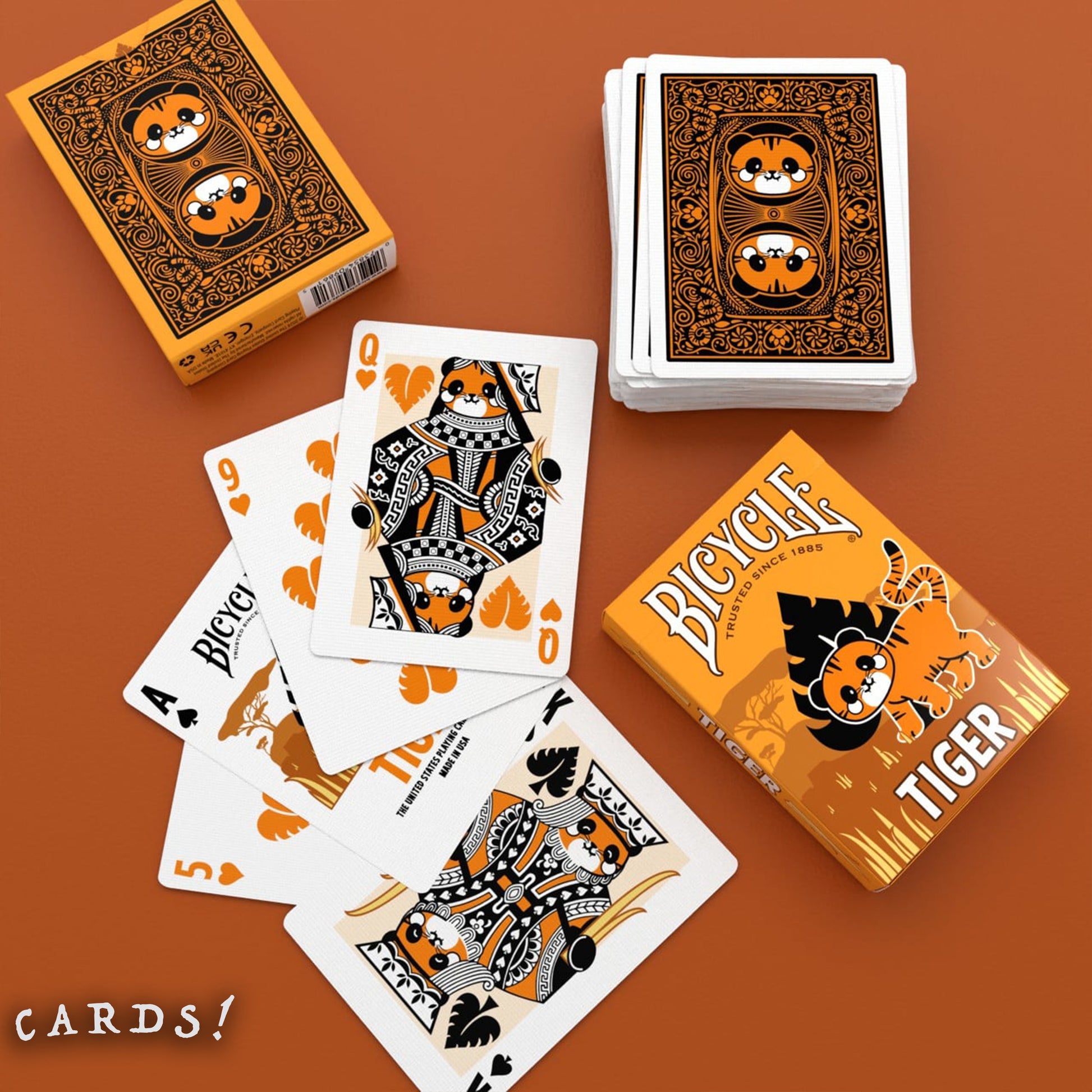 Bicycle Tiger Playing Cards - The Lanes HK
