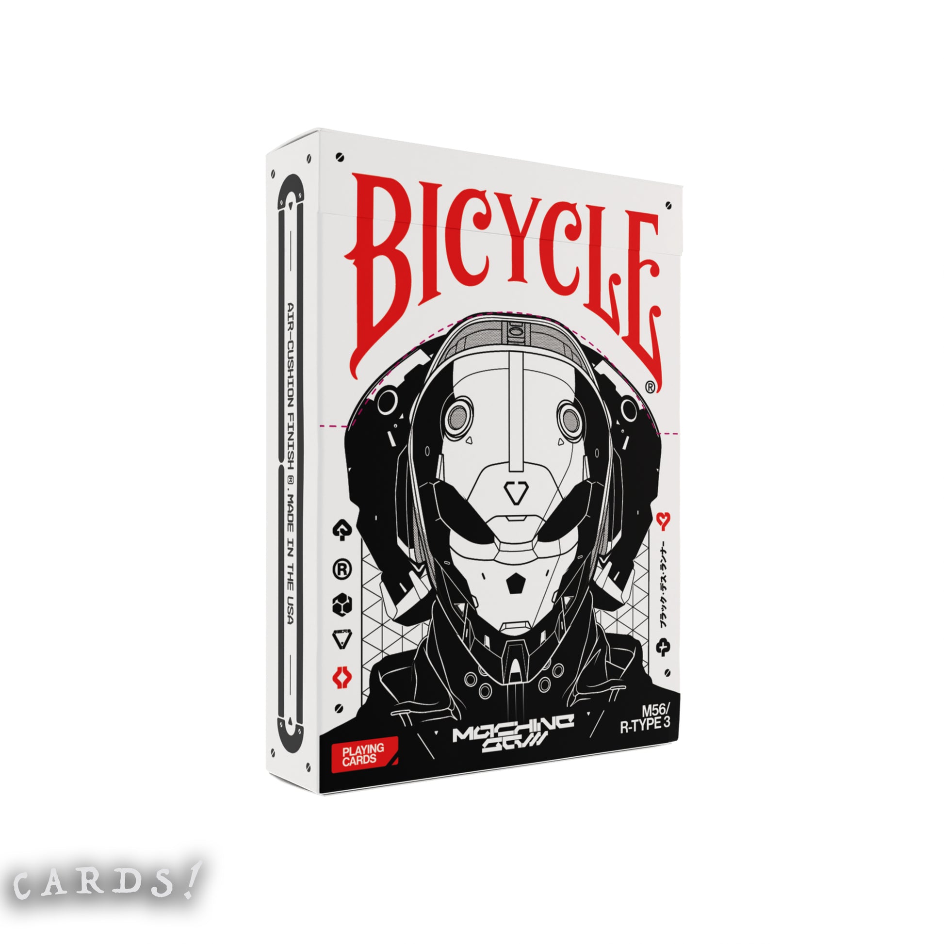 Bicycle Machine56 R-TYPE/3 White Playing Cards - The Lanes HK