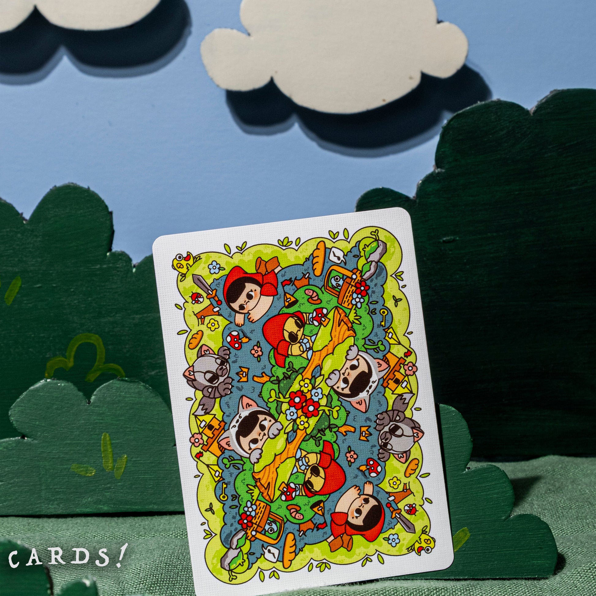 Bicycle Paper Royals Red Riding Hood Playing Cards