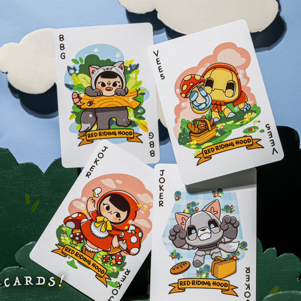 Bicycle Paper Royals Red Riding Hood Playing Cards - The Lanes HK