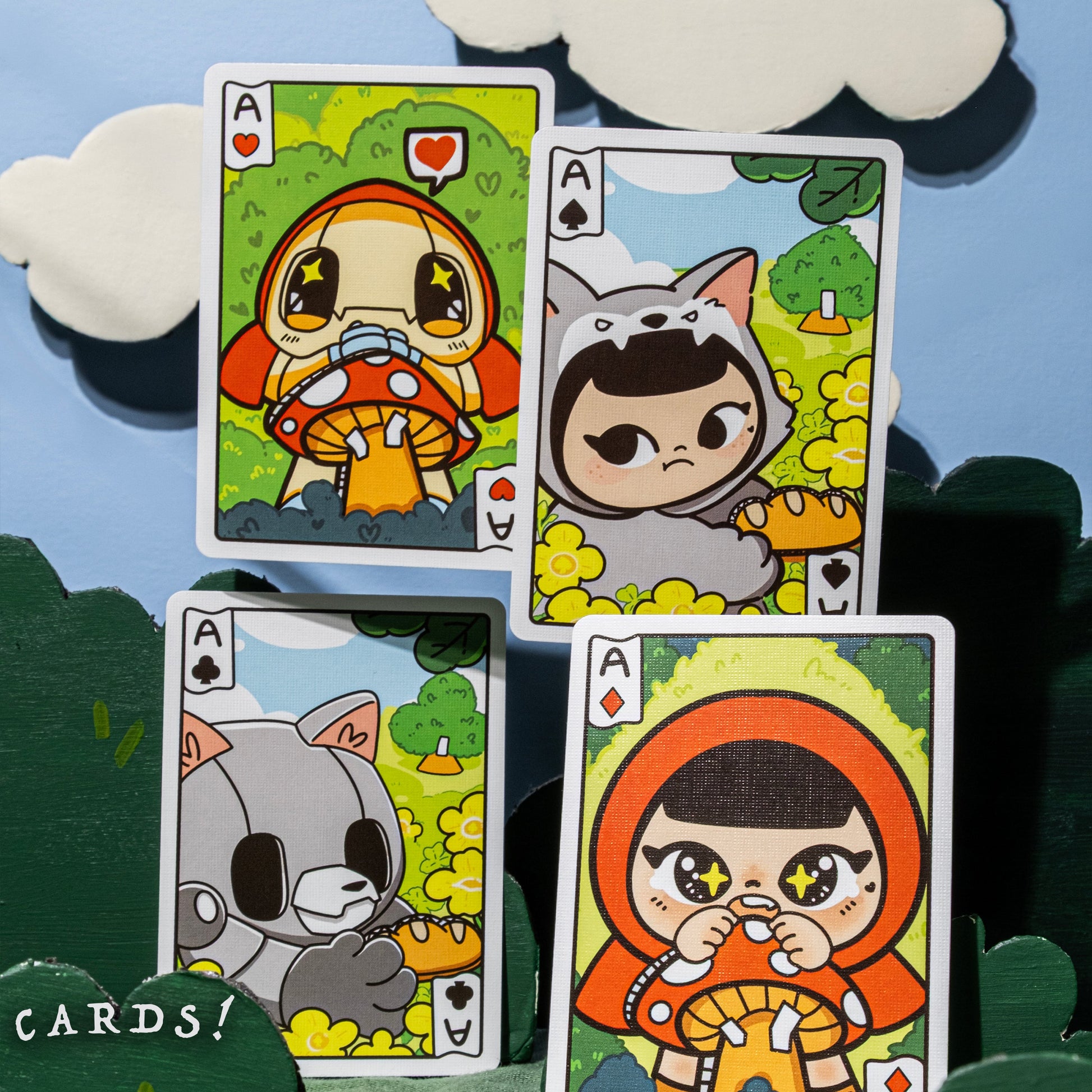 Bicycle Paper Royals Red Riding Hood Playing Cards