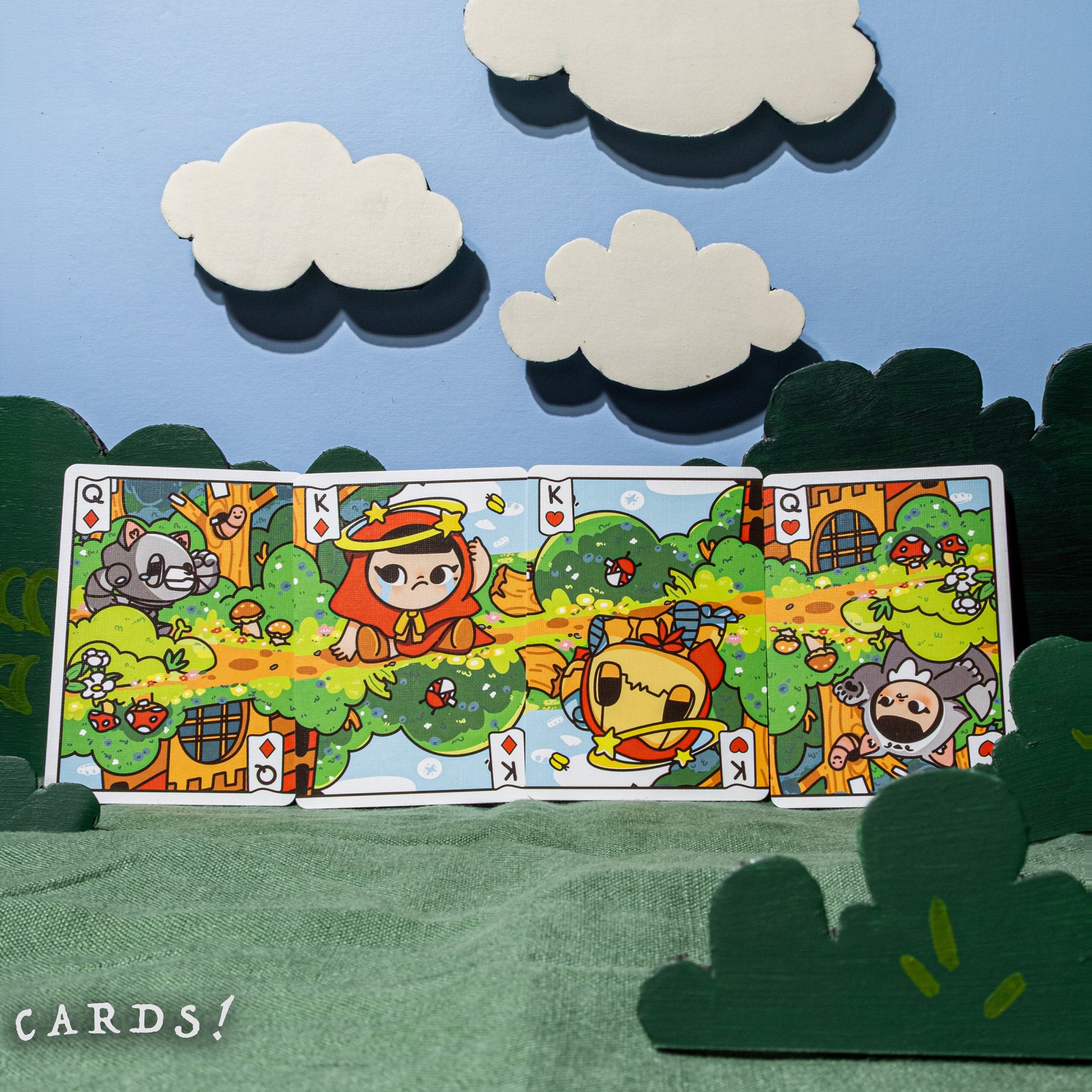 Bicycle Paper Royals Red Riding Hood Playing Cards