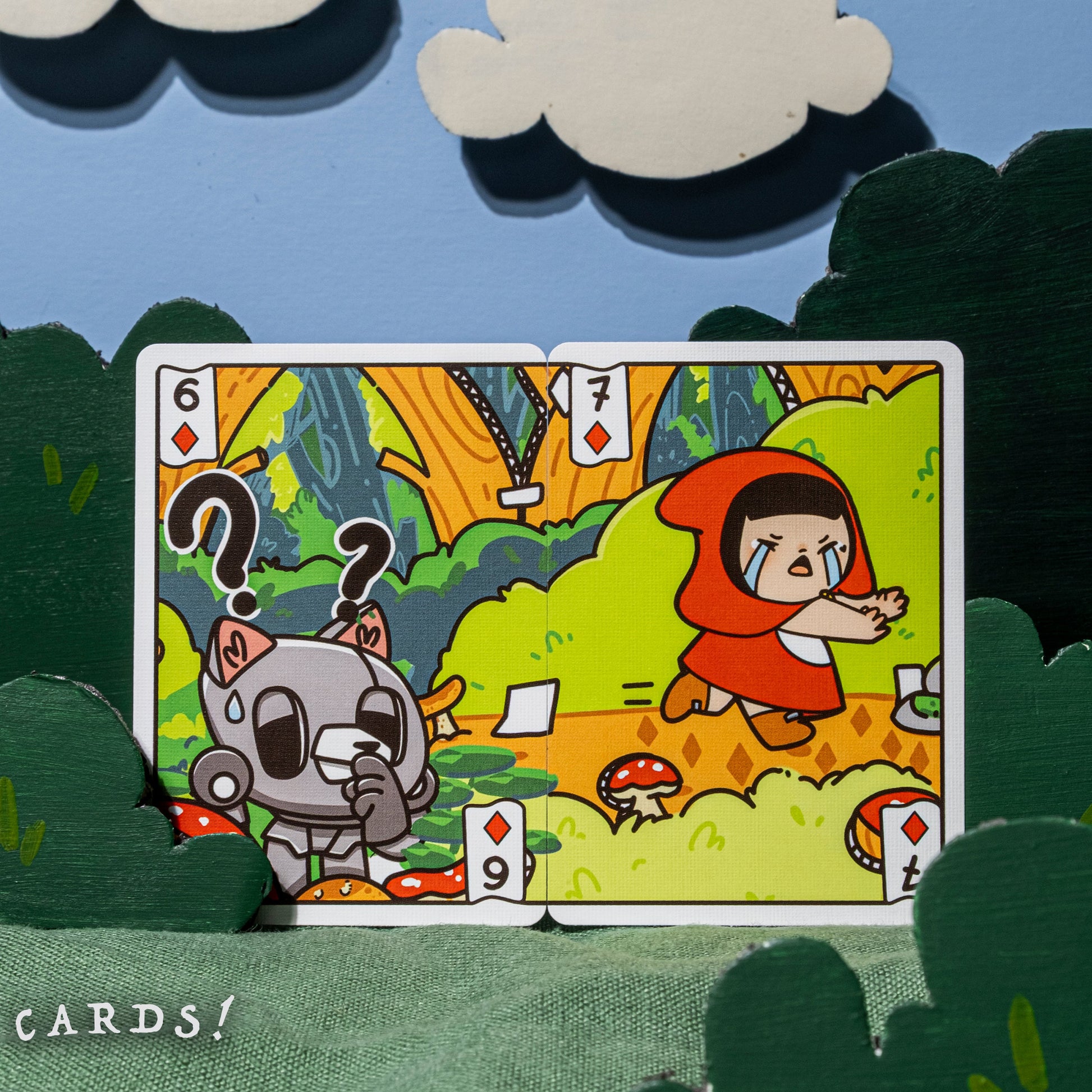 Bicycle Paper Royals Red Riding Hood Playing Cards