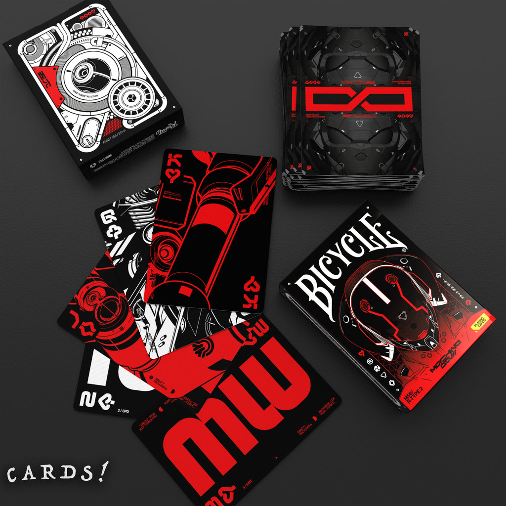 Bicycle Machine56 R-TYPE/2 Black Playing Cards - The Lanes HK