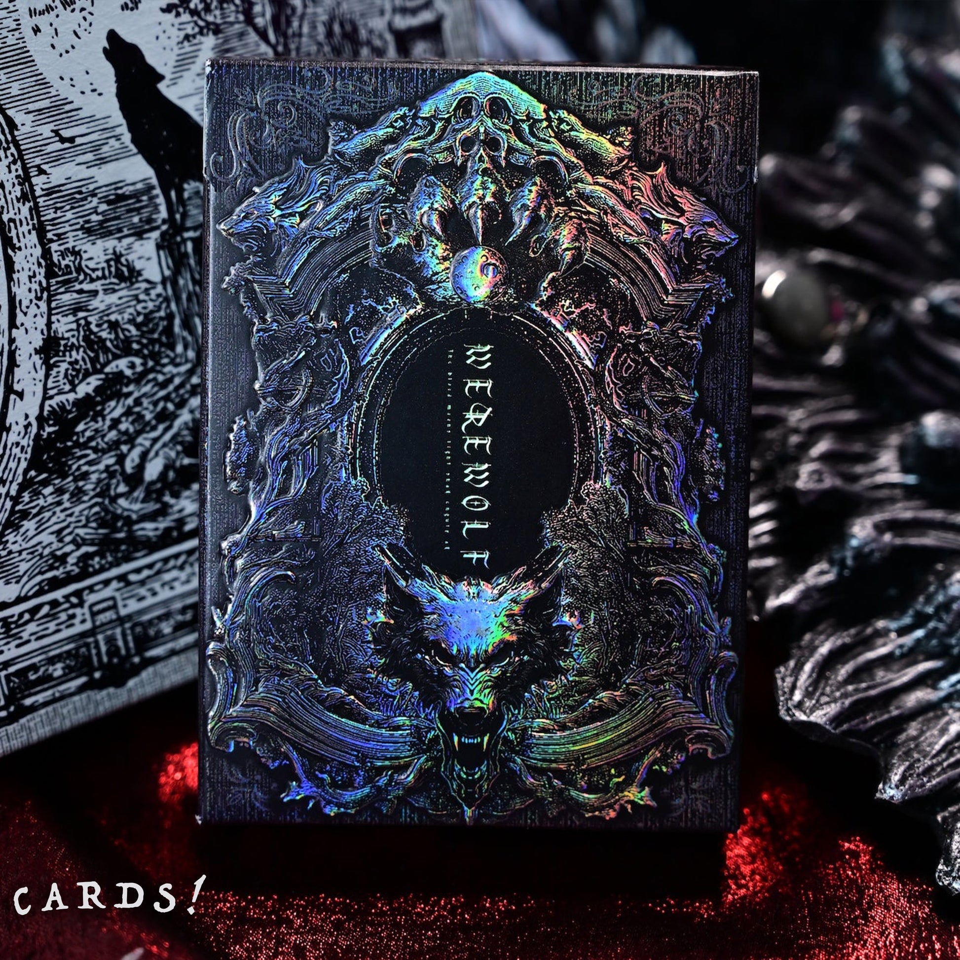 Trinity of Night - Werewolf HOLO Playing Cards
