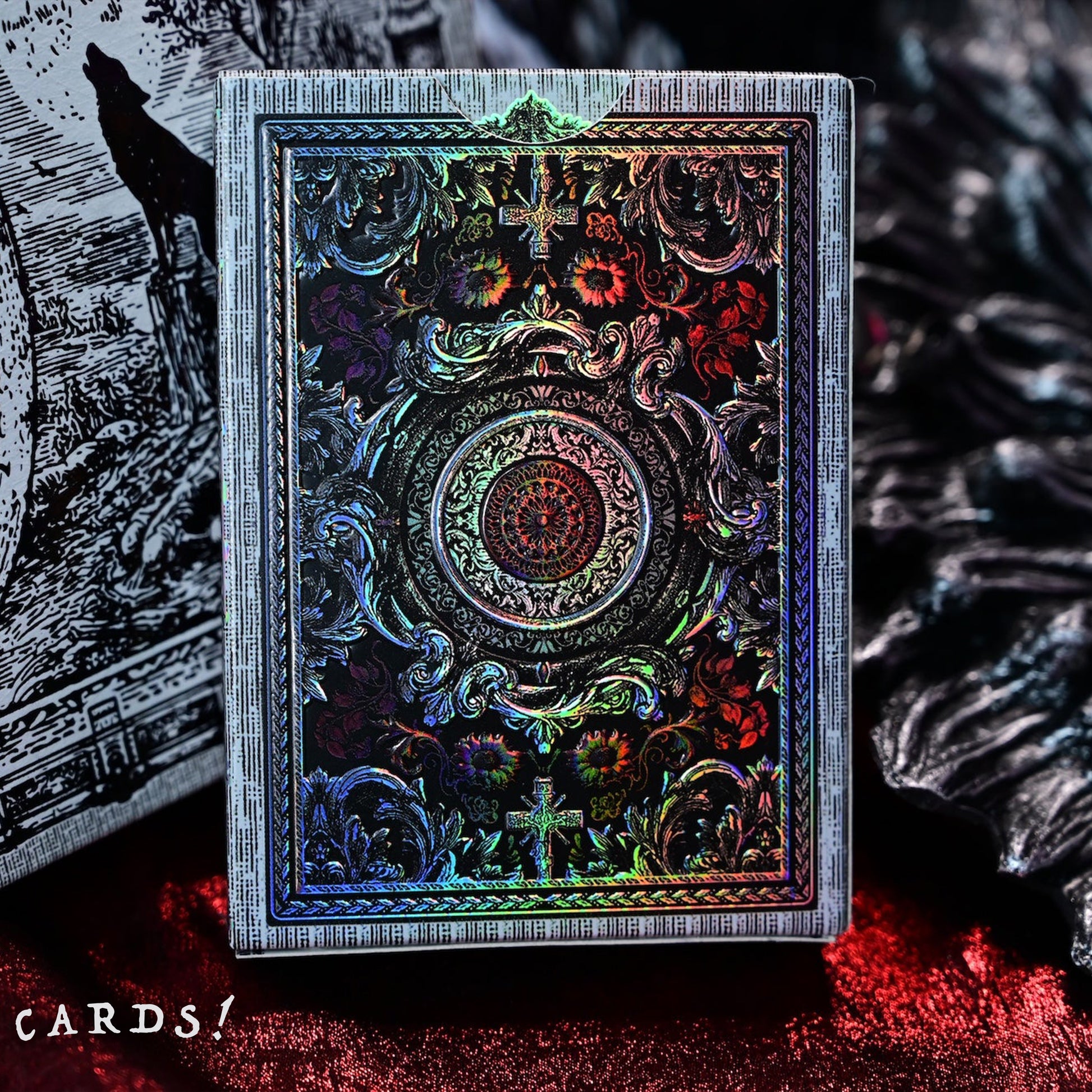 Trinity of Night - Demon Hunter HOLO Playing Cards