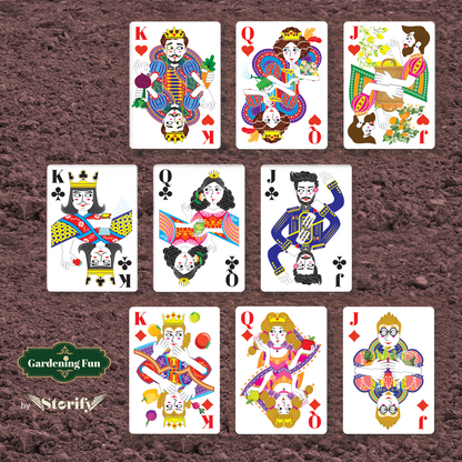 Gardening Fun Playing Cards