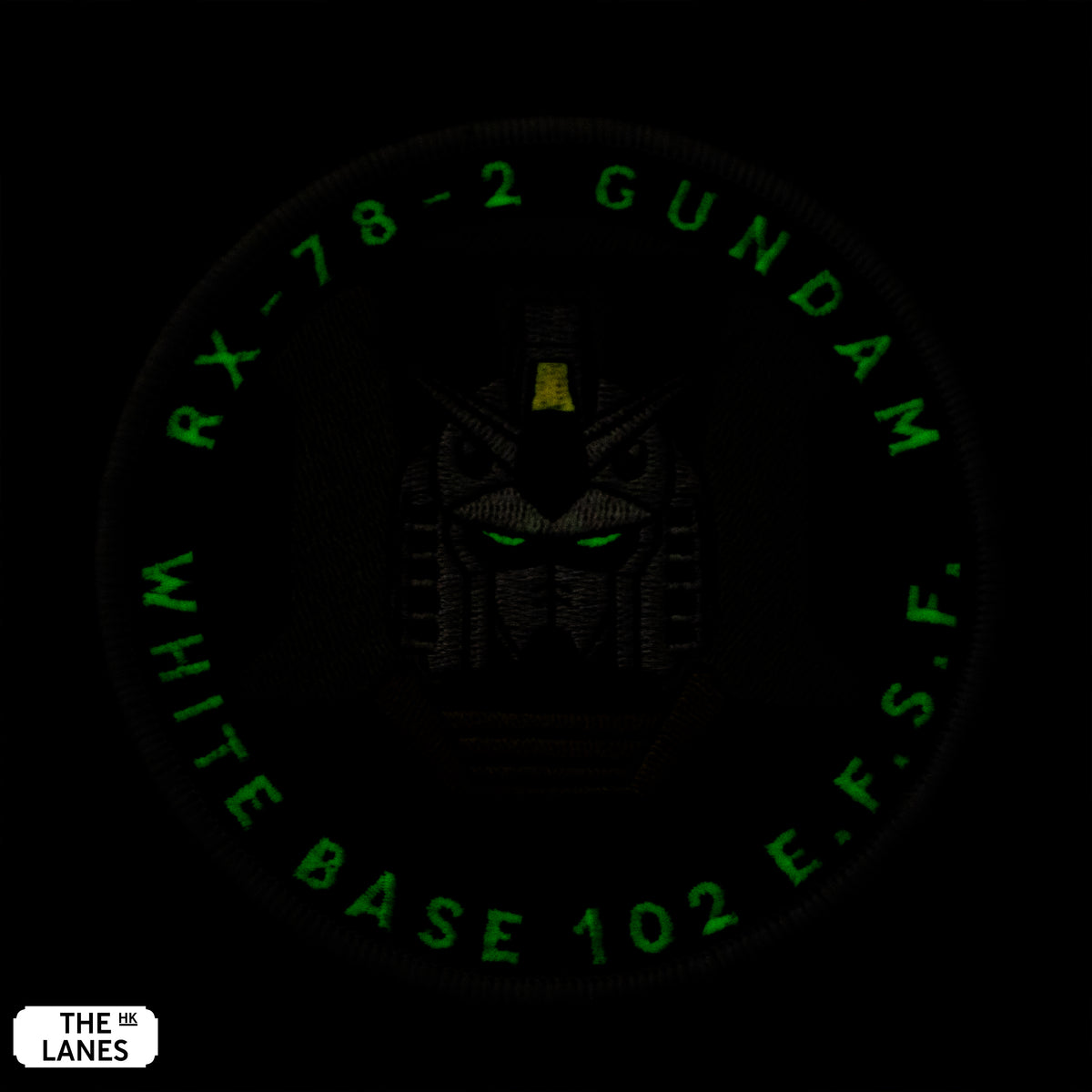 GLOW IN THE DARK RX-78-2 Gundam Embroidered Morale Patch - The Lanes HK