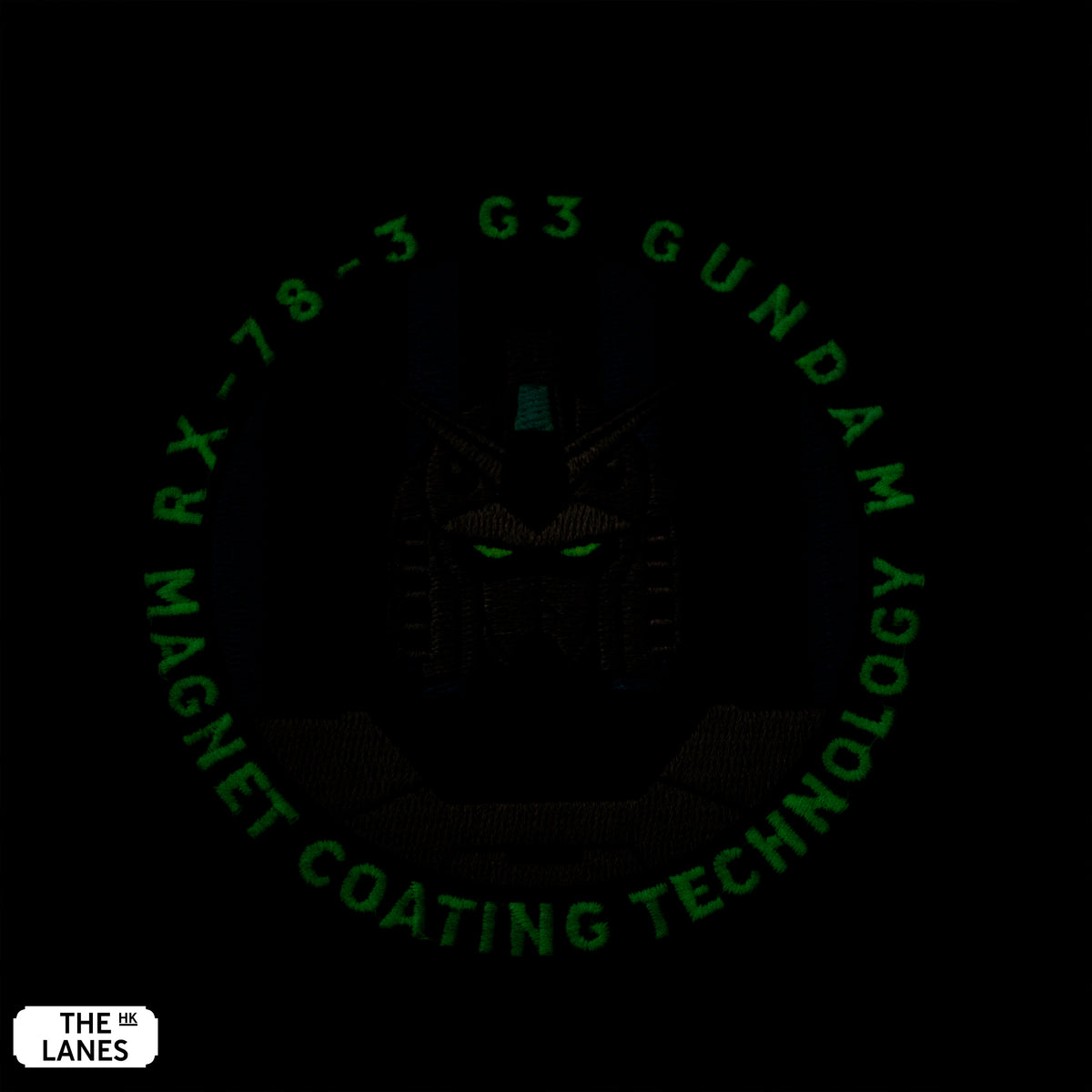 GLOW IN THE DARK RX-78-3 Gundam Embroidered Morale Patch - The Lanes HK