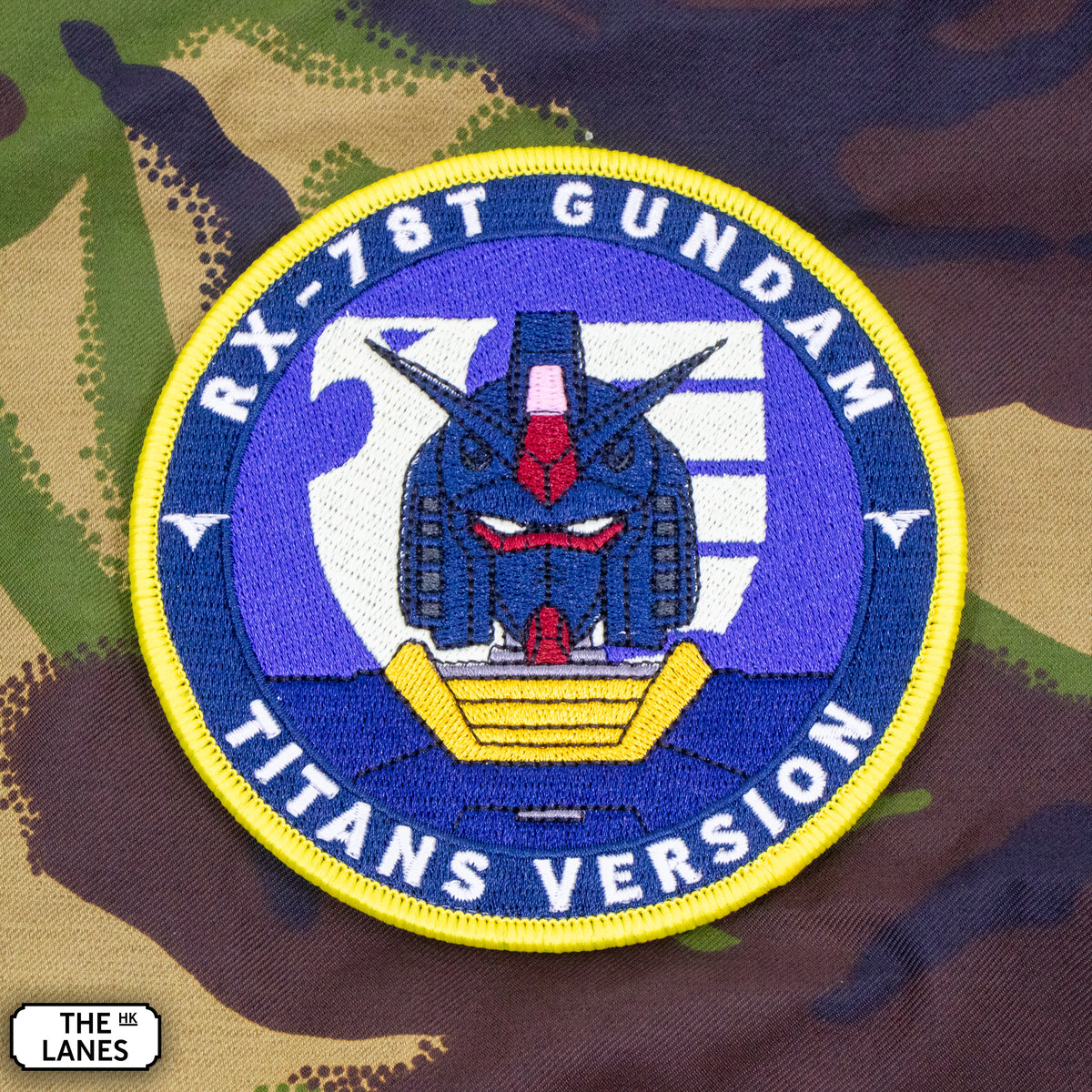 GLOW IN THE DARK RX-78T Gundam Embroidered Morale Patch - The Lanes HK