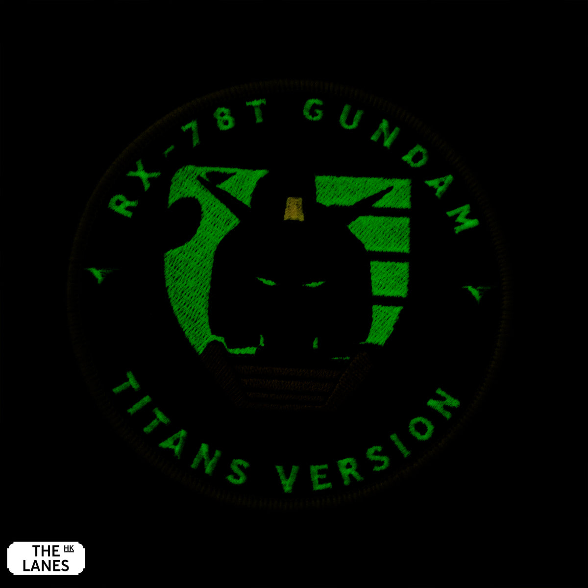 GLOW IN THE DARK RX-78T Gundam Embroidered Morale Patch - The Lanes HK