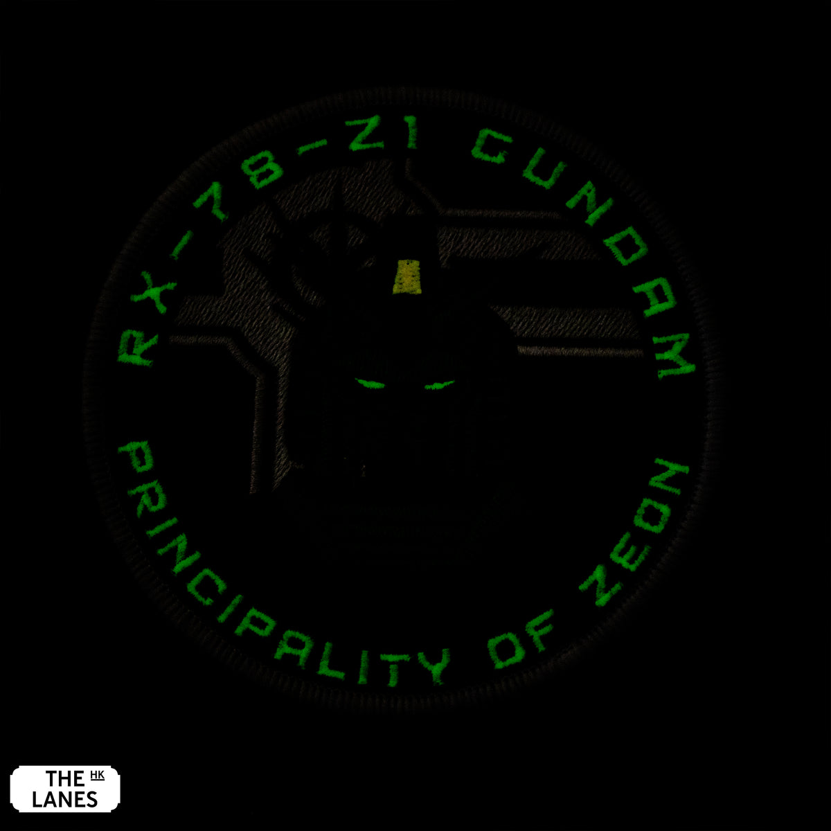 GLOW IN THE DARK RX-78Z1 Gundam Embroidered Morale Patch - The Lanes HK