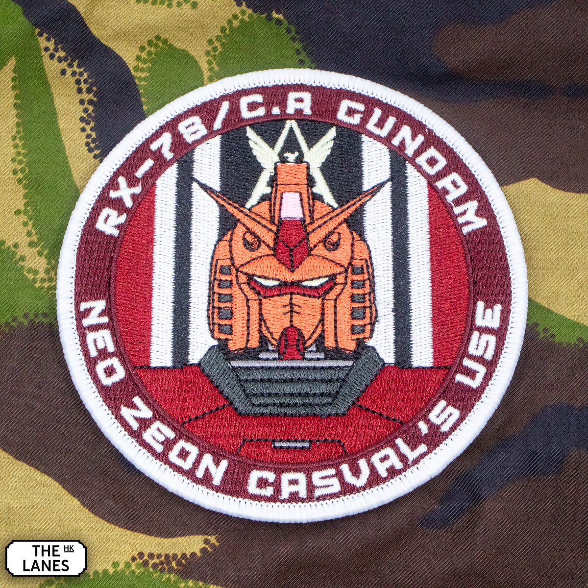 GLOW IN THE DARK RX-78/CA Gundam Embroidered Morale Patch - The Lanes HK