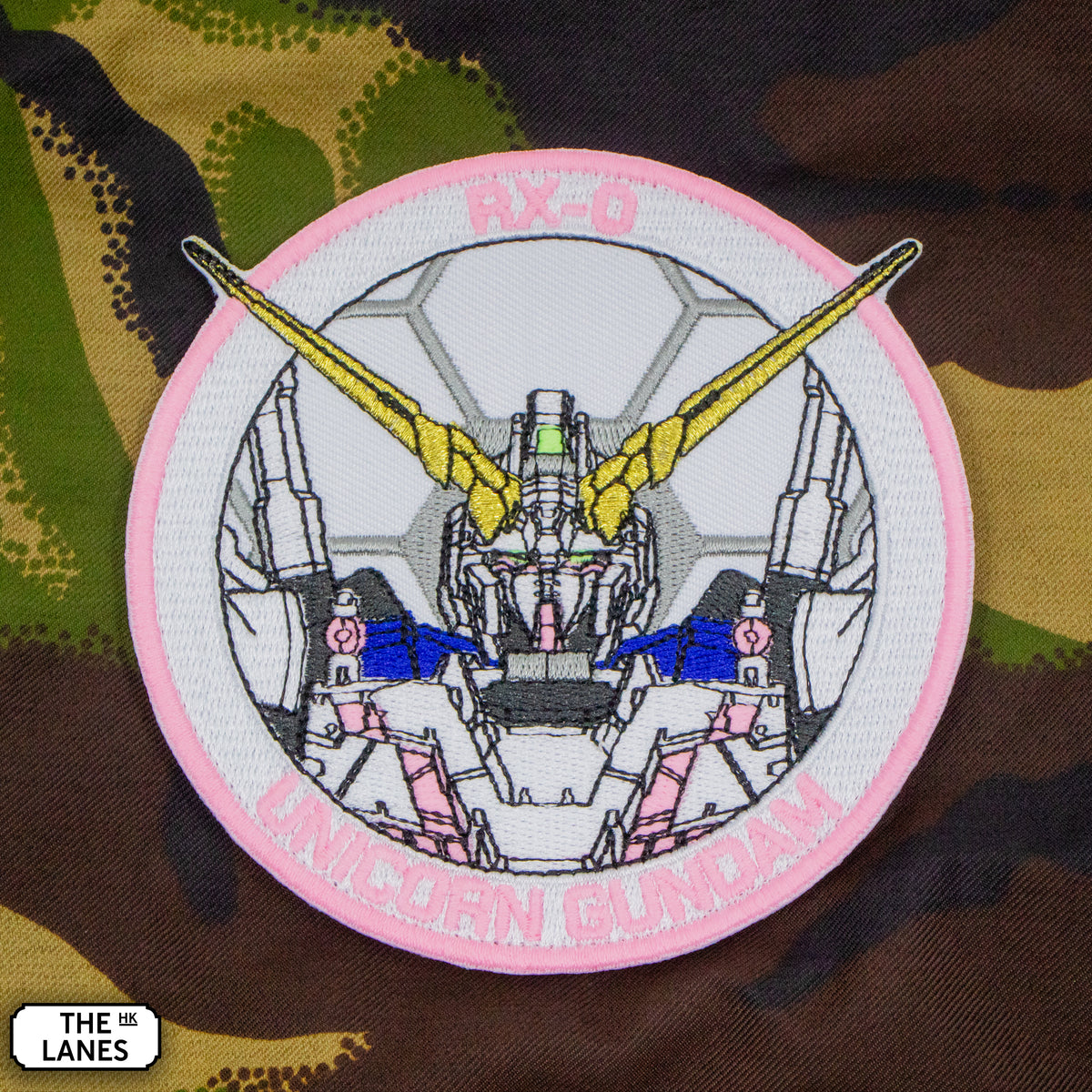 GLOW IN THE DARK RX-0 Unicorn Gundam Embroidered Morale Patch - The Lanes HK