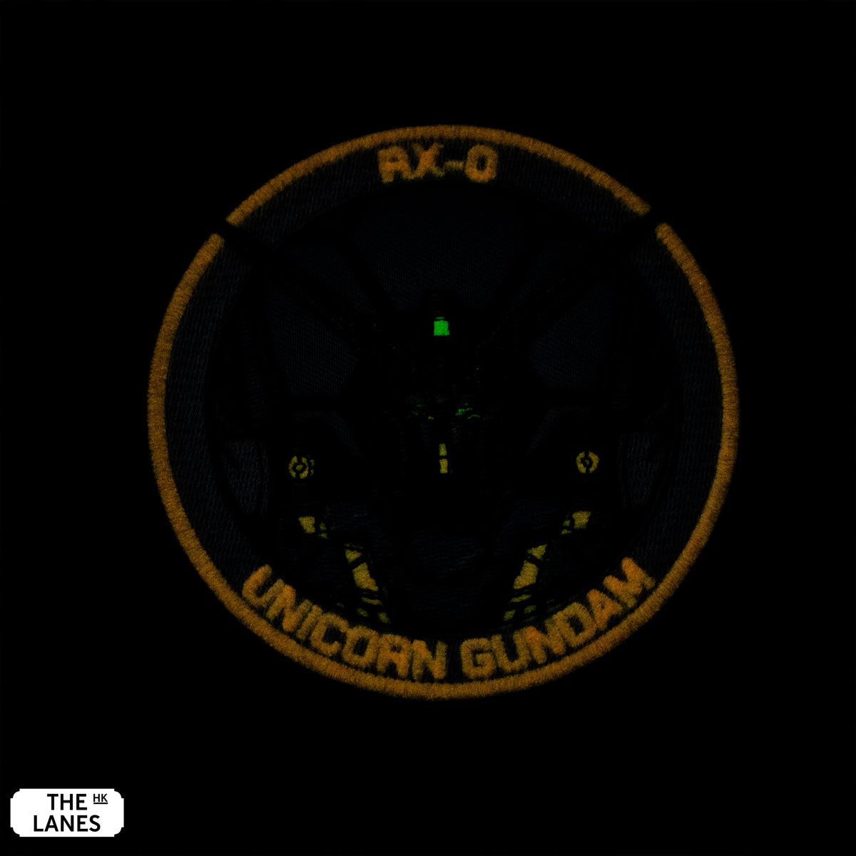 GLOW IN THE DARK RX-0 Unicorn Gundam Embroidered Morale Patch - The Lanes HK