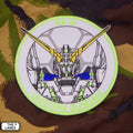 GLOW IN THE DARK RX-0 Unicorn Gundam "Awakened" Embroidered Morale Patch - The Lanes HK