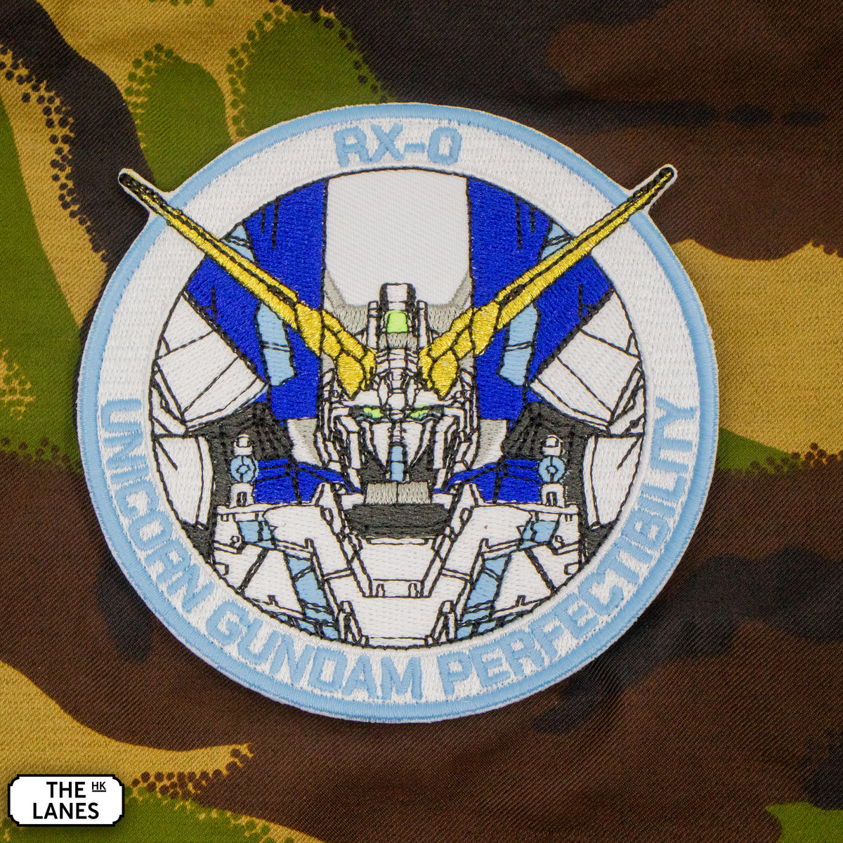GLOW IN THE DARK RX-0 Unicorn Gundam Perfectibility Embroidered Morale Patch - The Lanes HK