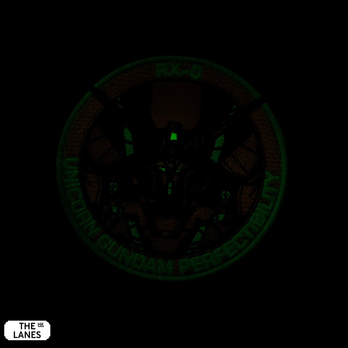 GLOW IN THE DARK RX-0 Unicorn Gundam Perfectibility Embroidered Morale Patch - The Lanes HK