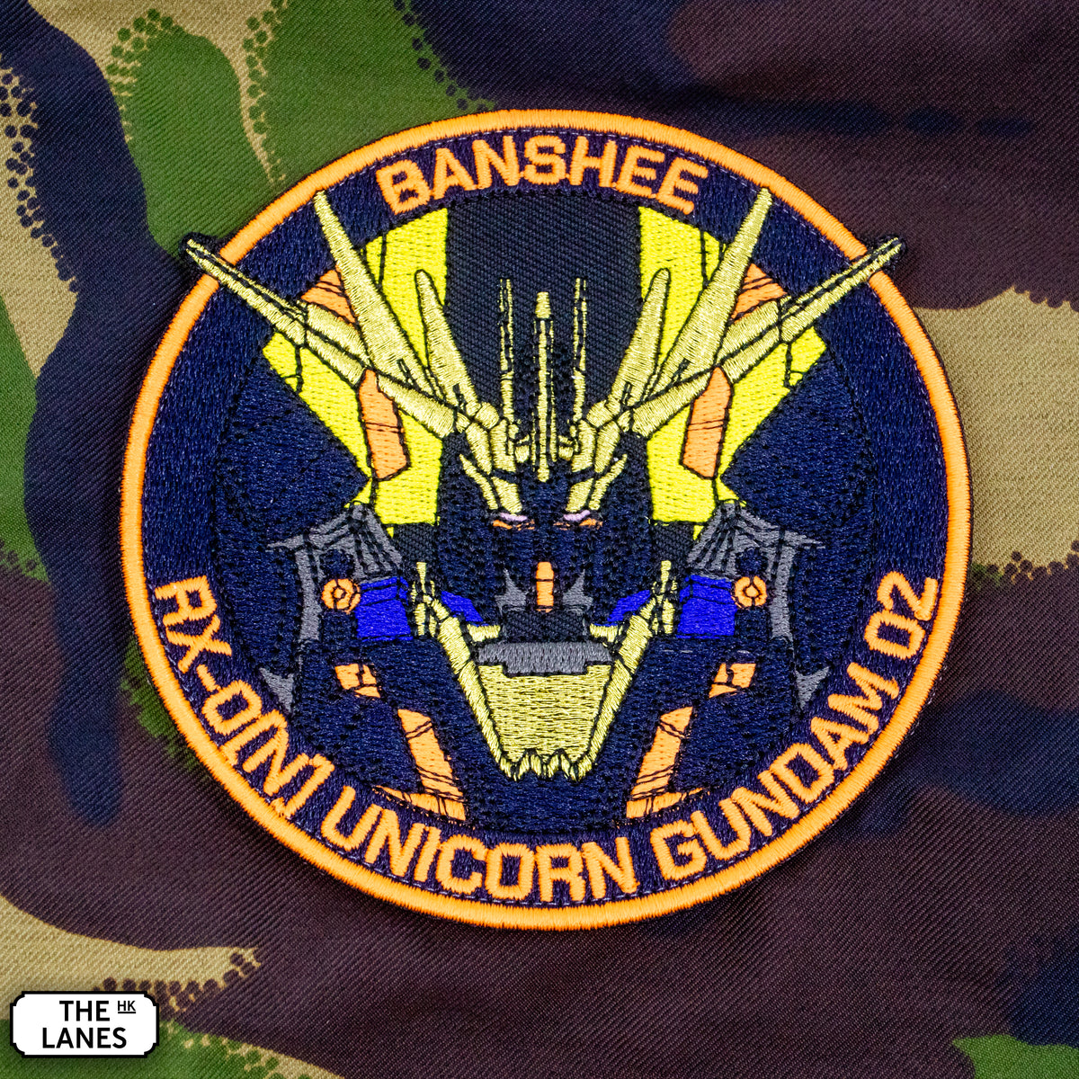 GLOW IN THE DARK RX-0[N] Unicorn Gundam 02 Banshee Embroidered Morale Patch - The Lanes HK