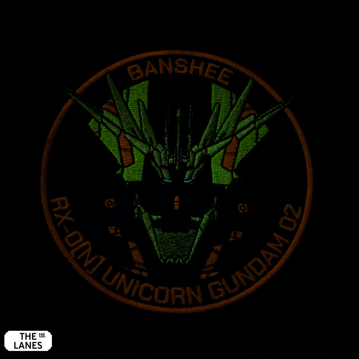 GLOW IN THE DARK RX-0[N] Unicorn Gundam 02 Banshee Embroidered Morale Patch - The Lanes HK
