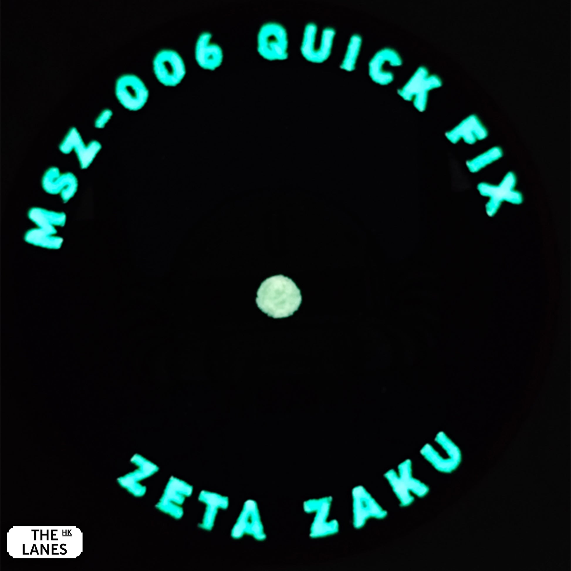 GLOW IN THE DARK Zeta Zaku Embroidered Morale Patch - The Lanes HK
