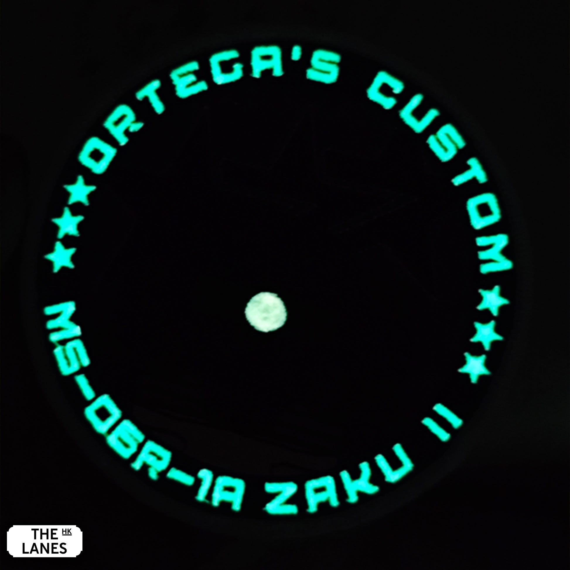 GLOW IN THE DARK MS-06R-1A High Mobility Zaku II Ortega's Custom Embroidered Morale Patch - The Lanes HK