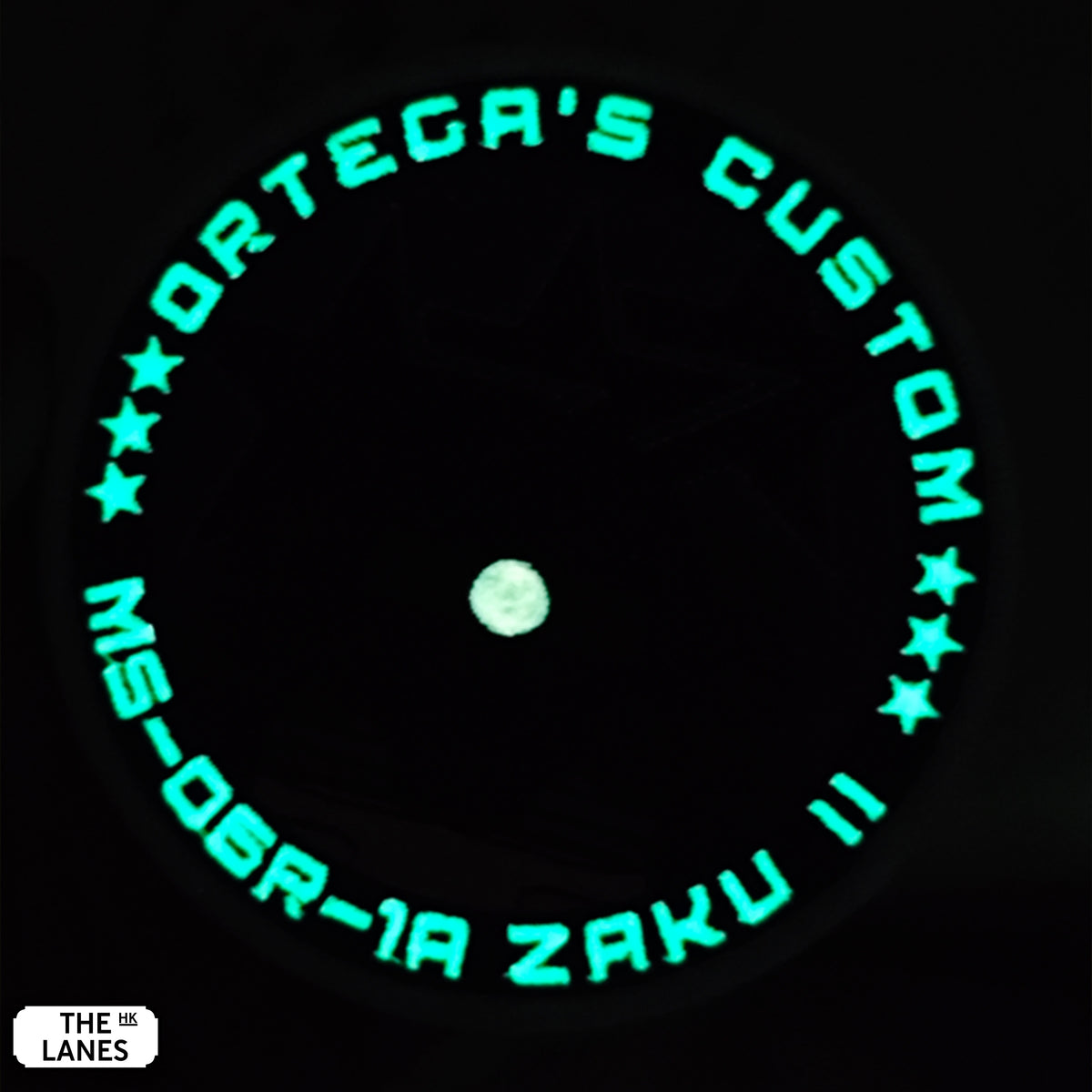 GLOW IN THE DARK MS-06R-1A High Mobility Zaku II Ortega's Custom Embroidered Morale Patch - The Lanes HK