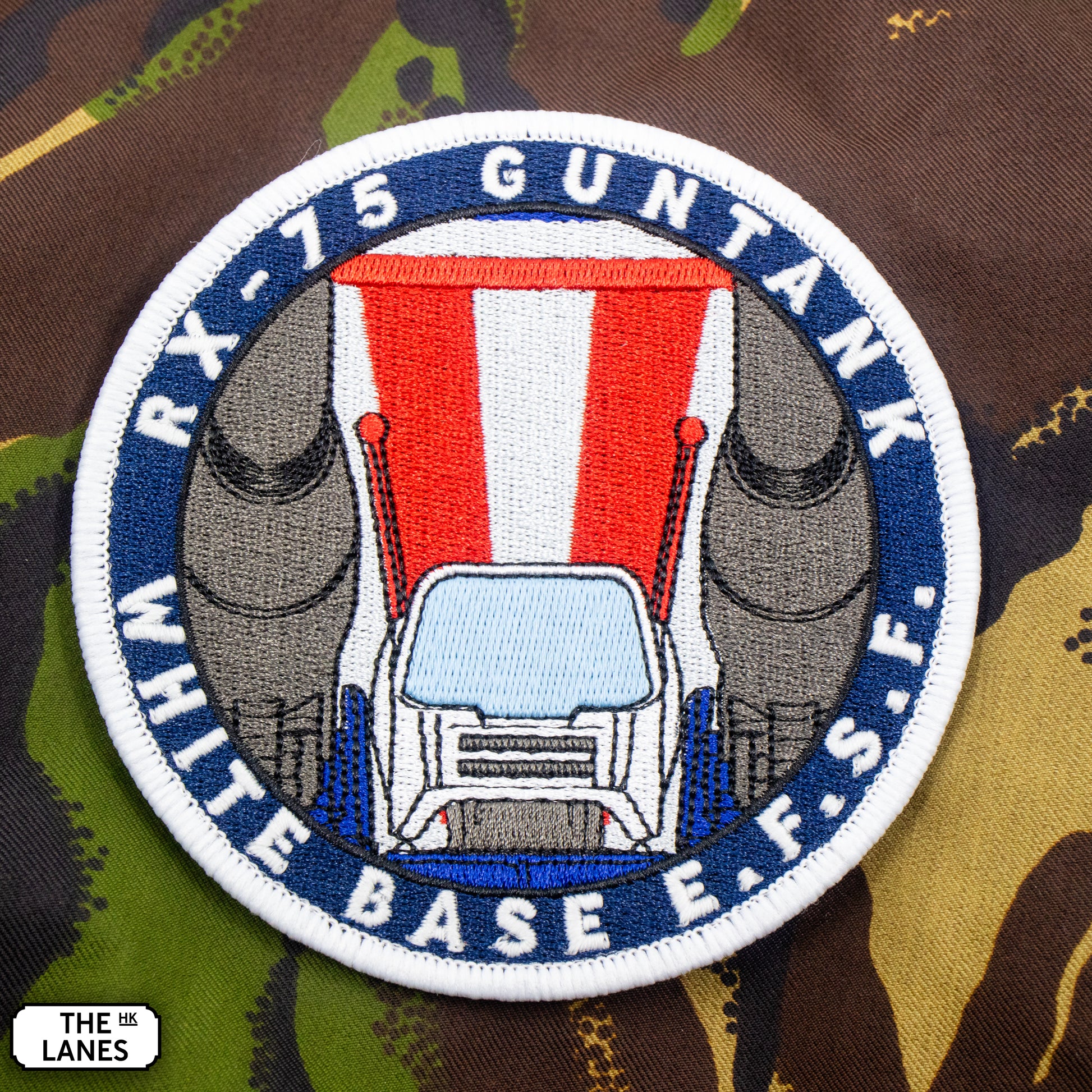 GLOW IN THE DARK RX-75 Guntank Embroidered Morale Patch - The Lanes HK