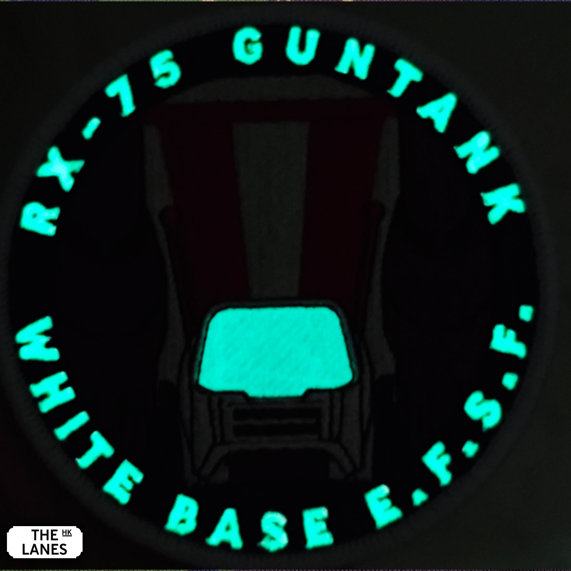 GLOW IN THE DARK RX-75 Guntank Embroidered Morale Patch - The Lanes HK