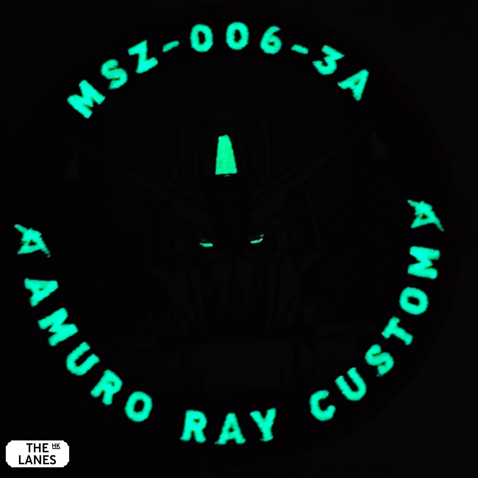 GLOW IN THE DARK MSZ-006-3A Zeta Gundam Amuro Ray's Custom Embroidered Morale Patch - The Lanes HK
