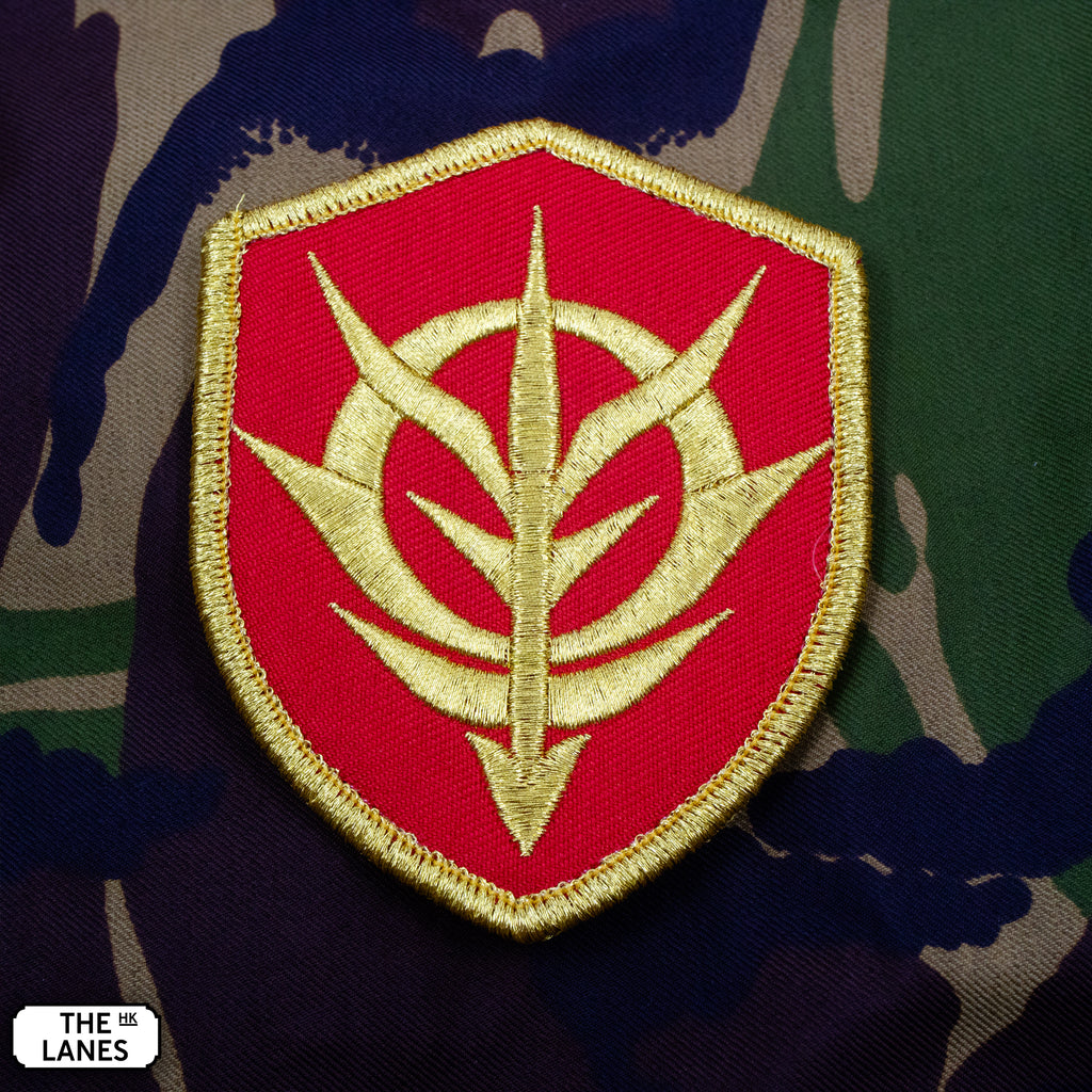 Mobile Suit GUNDAM Zeon Insignia Embroidered Morale Patch