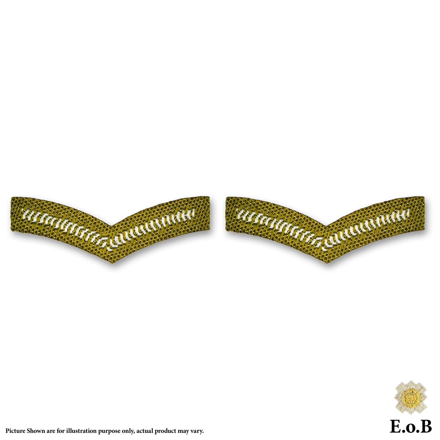 1/6 British Army Full Size Lance Corporal No.2 Dress Rank Badge