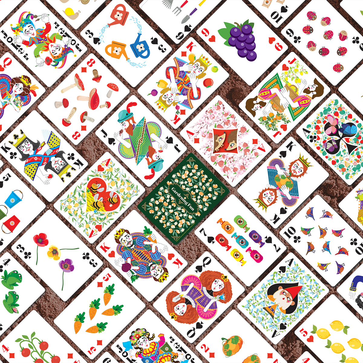Gardening Fun Playing Cards - The Lanes HK